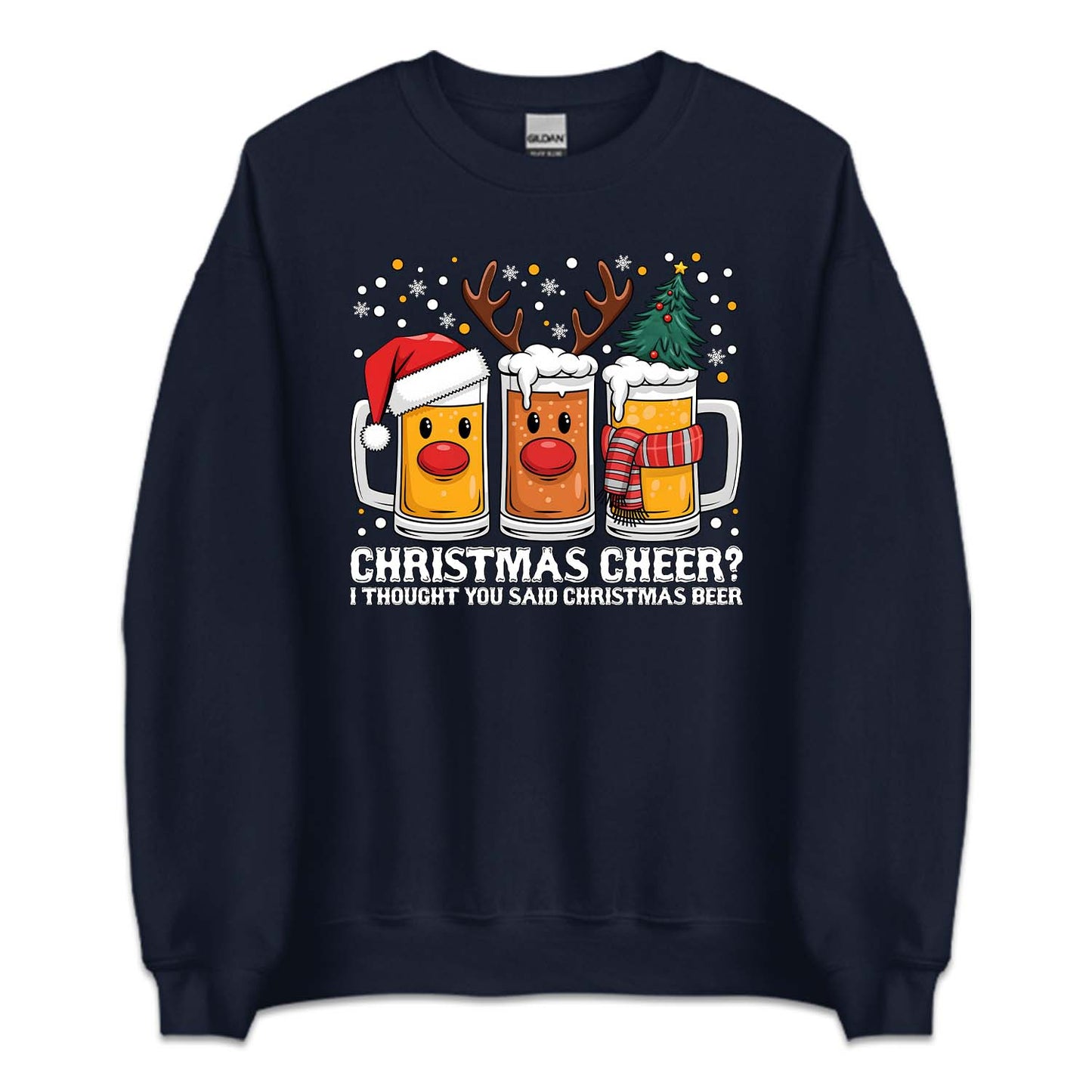 Christmas Cheer I Thought You Said Christmas Beer Xmas Beer Lover | PRODUCT CODE: CHRETGHUSDB