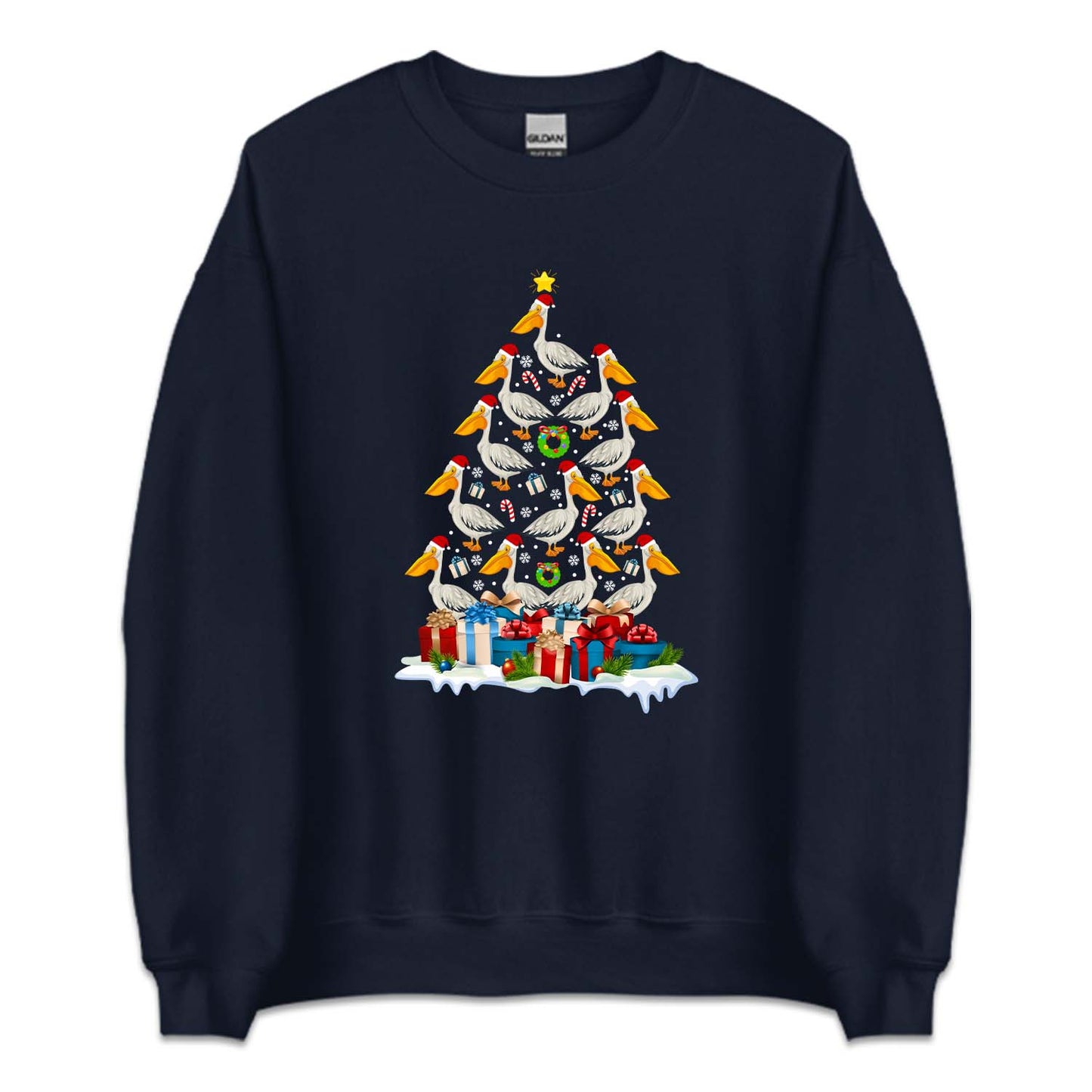 Pelican Christmas Tree Xmas Santa Bird Holiday Festive | PRODUCT CODE: PLCHERTSNB