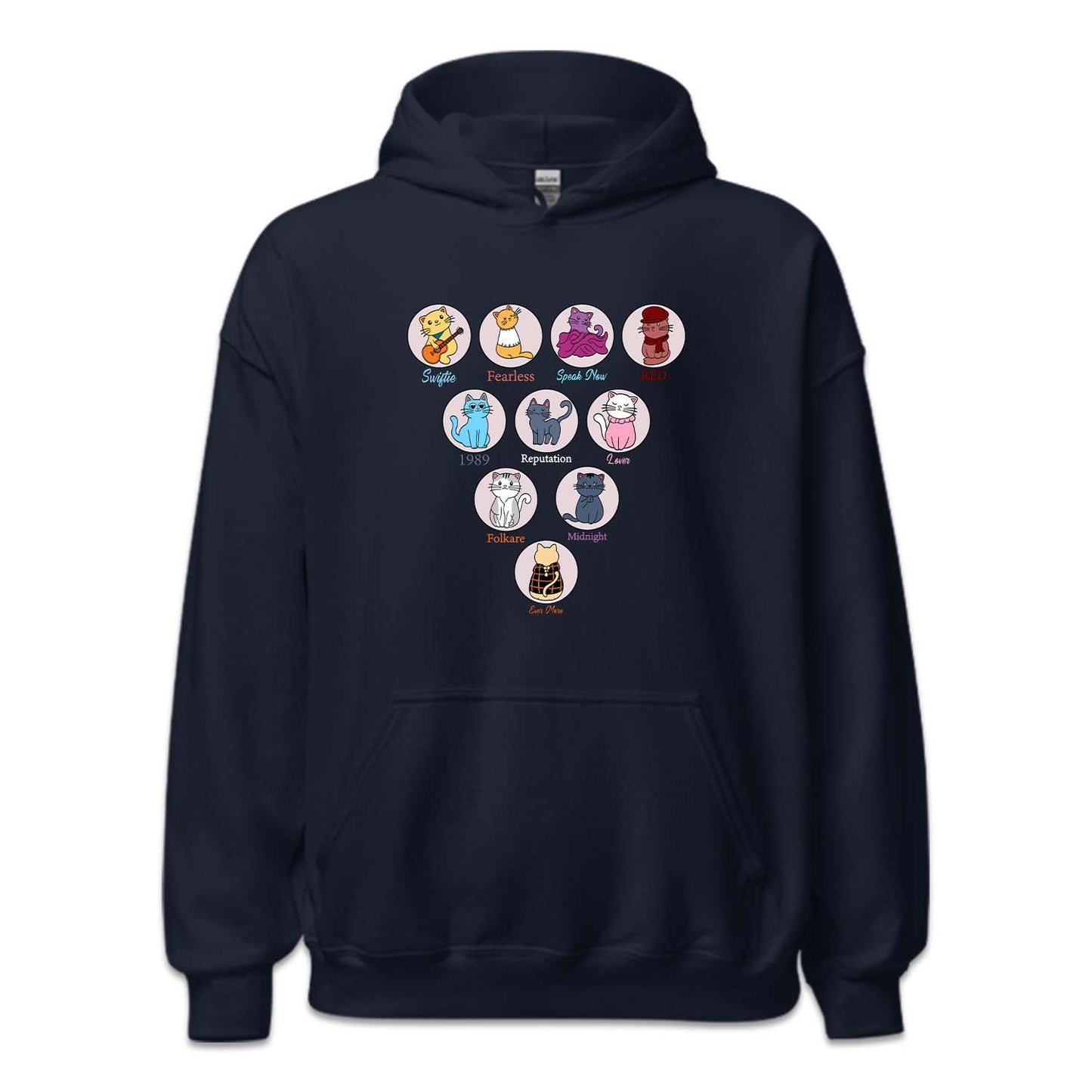 Adorable Swiftie Cat Collection Retro Swiftie Merchandise | PRODUCT CODE: ADTYLSFTCL