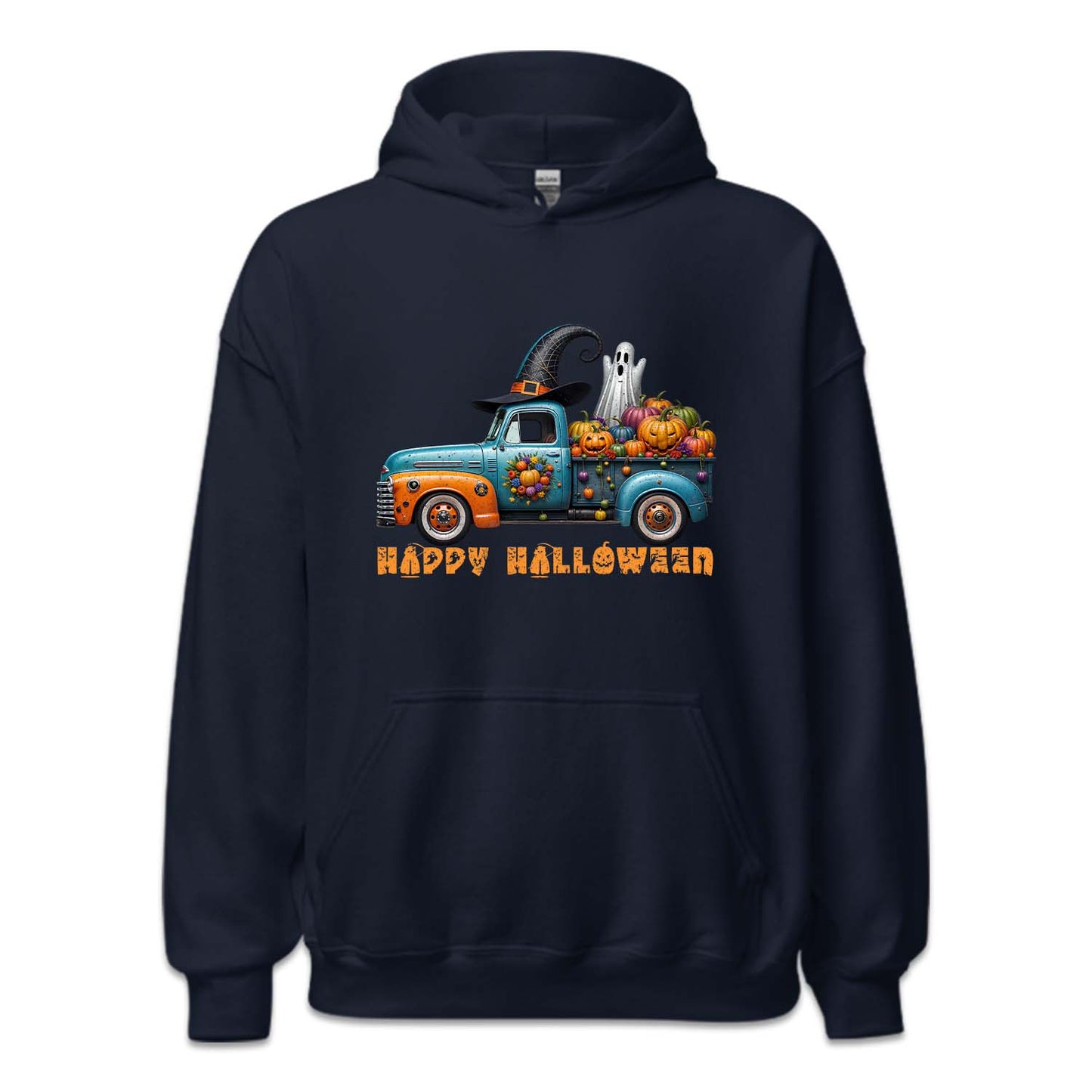 Halloween Pickup Truck Boo Ghost Pumpkins | PRODUCT CODE: HLPCKPUCK
