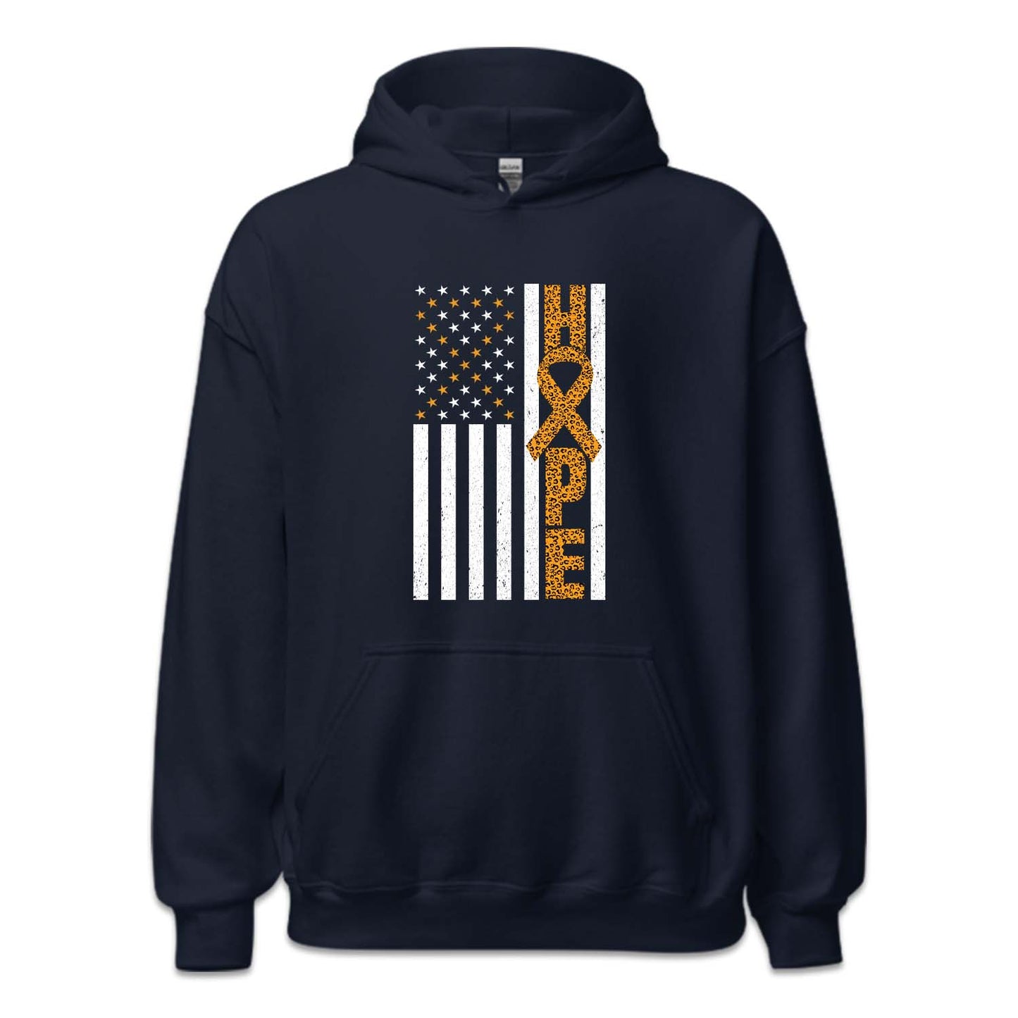 Hope COPD Awareness USA Flag Lung Health Support | PRODUCT CODE: HPAMRCNFLG