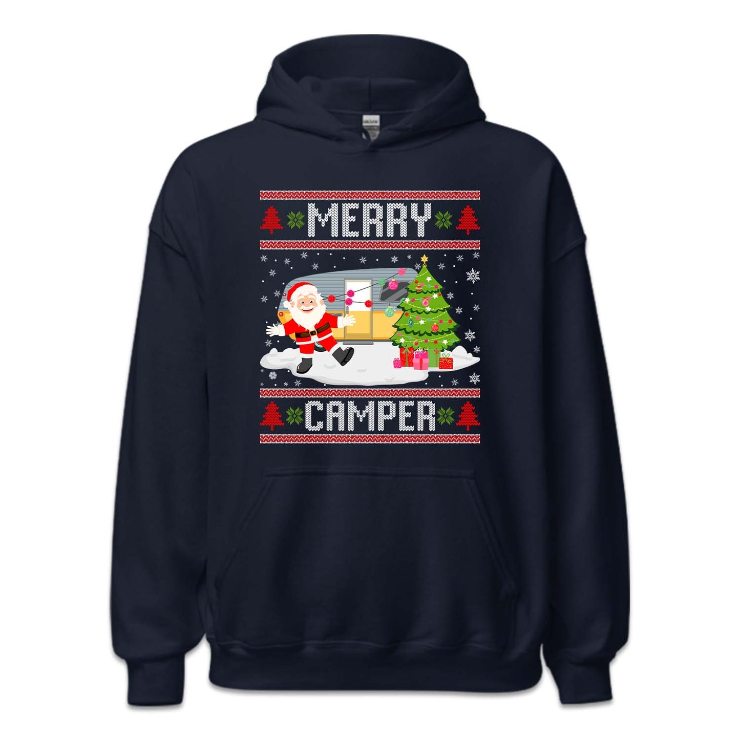 Merry Camper Christmas Holiday RV Santa Camping Xmas | PRODUCT CODE: MYRCHPREMS