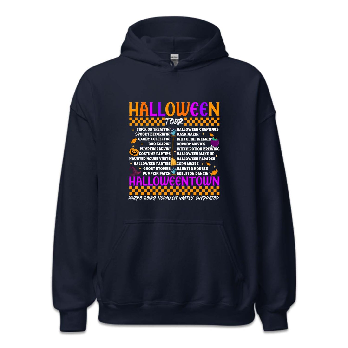 Halloween Tour Fall Vibes Spooky Autumn Festive Costume | PRODUCT CODE: HLWTRUOWNF