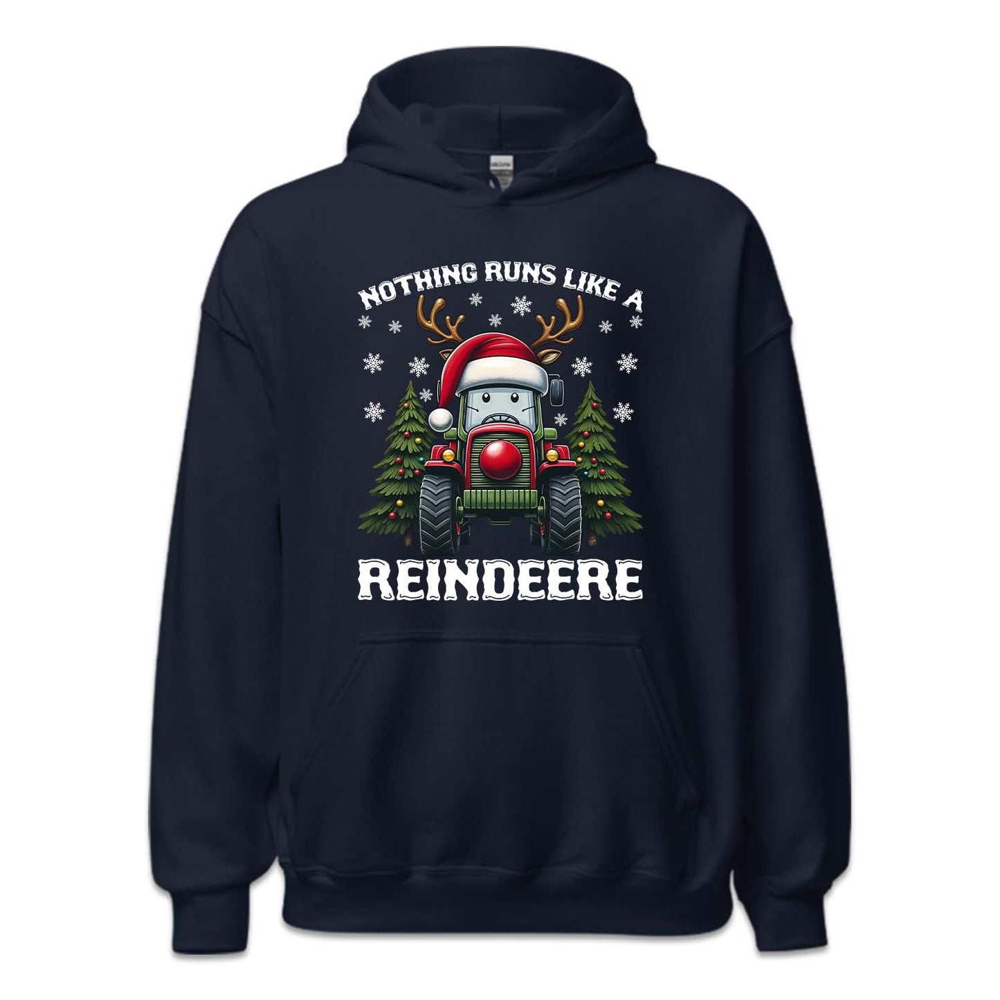 Reindeer Tractor Christmas Nothing Runs Like Reindeer Xmas Farming | PRODUCT CODE: RNDRTRCHMG