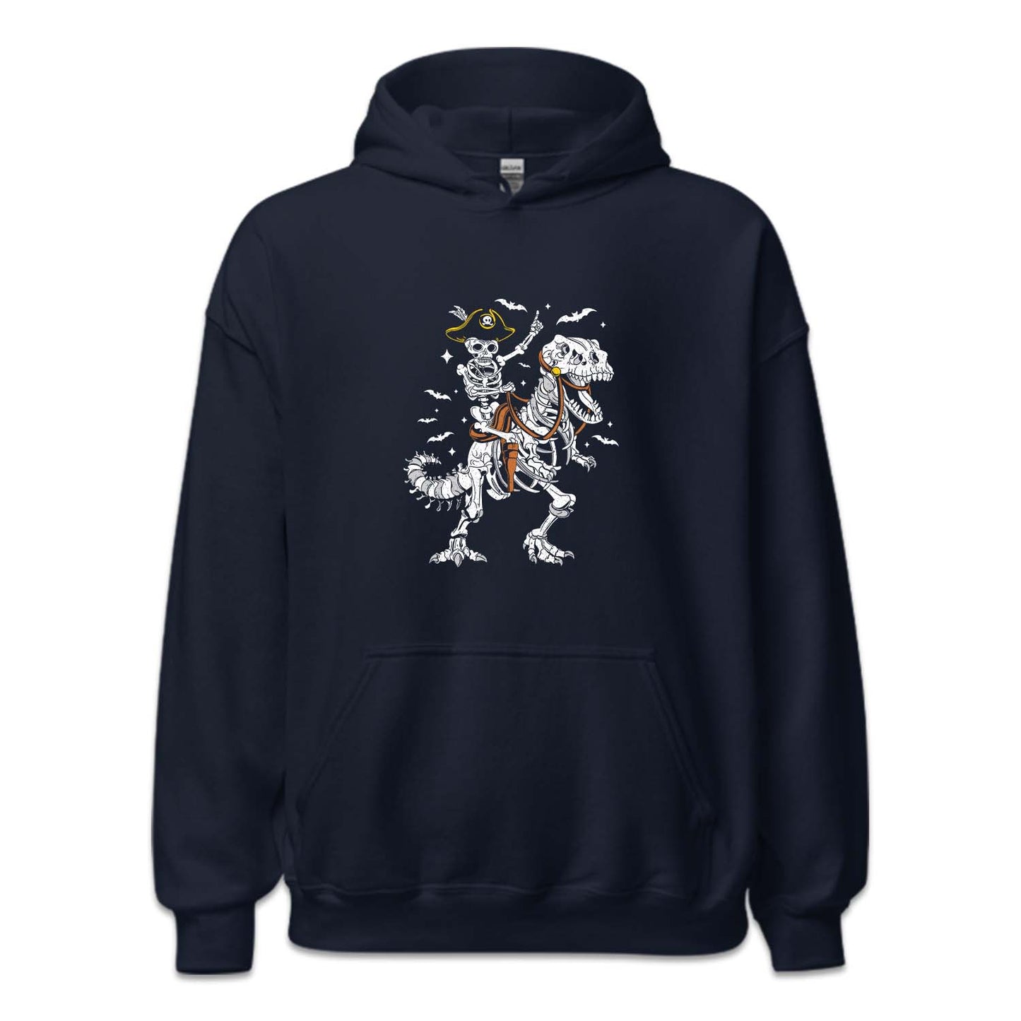 Halloween Pirate Skeleton Riding Dinosaur Funny Trex Pirate | PRODUCT CODE: HLDNSPRTXRS