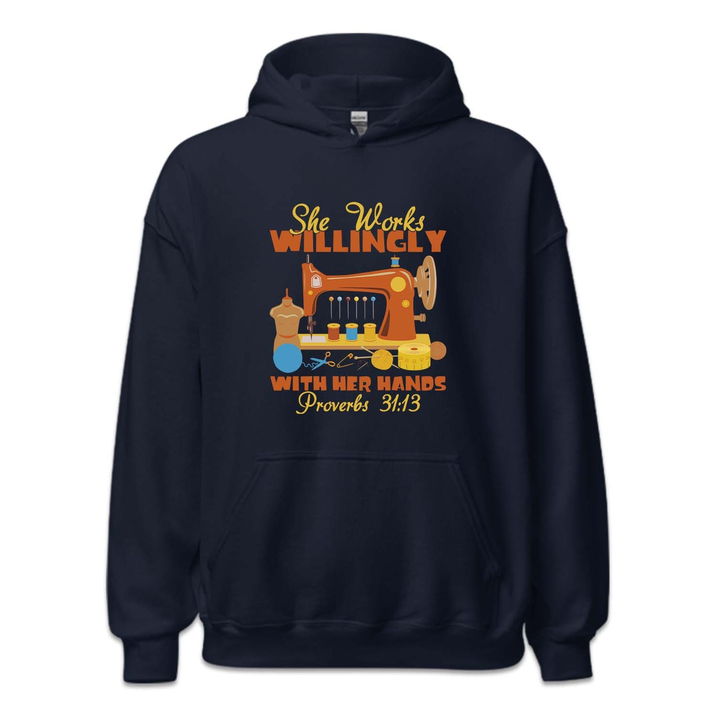 She Works Willingly With Her Hands Sewing Machine | PRODUCT CODE: SWLNGYHRN
