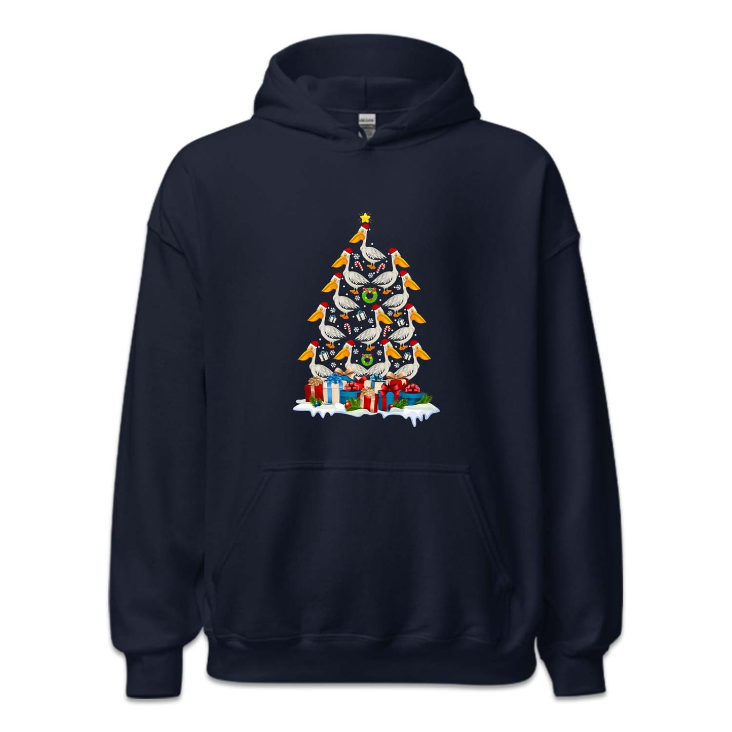 Pelican Christmas Tree Xmas Santa Bird Holiday Festive | PRODUCT CODE: PLCHERTSNB