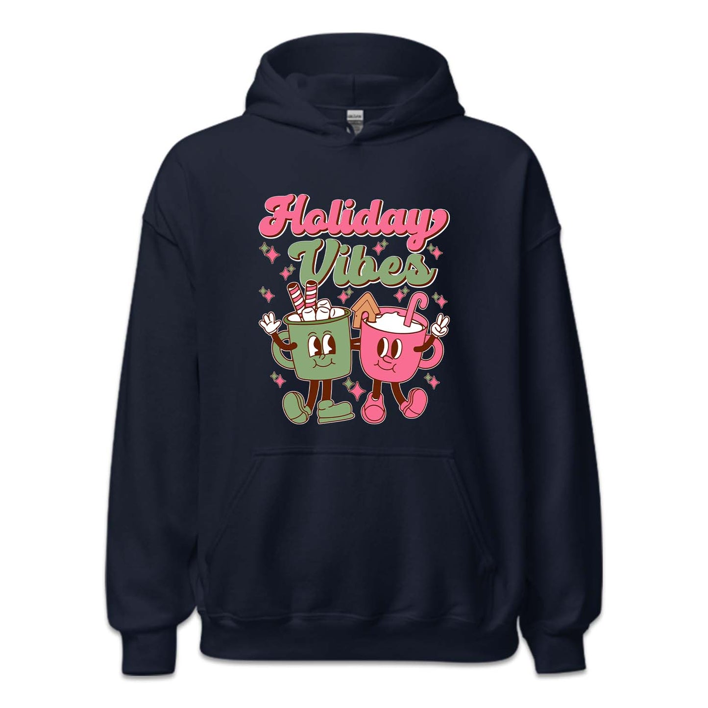 Holiday Vibes Pink Christmas Coffee Mugs Xmas | PRODUCT CODE: HLDVBSPKNCHR