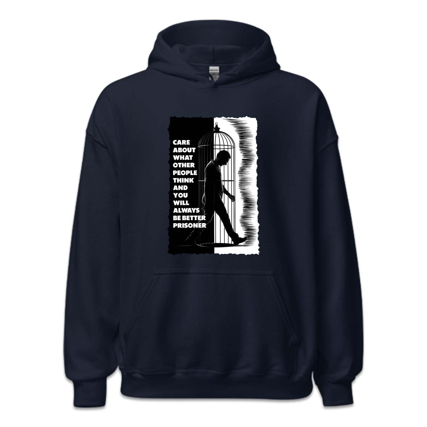 Man Walking in Birdcage Prisoner Philosophy | PRODUCT CODE: MNGIBRDC
