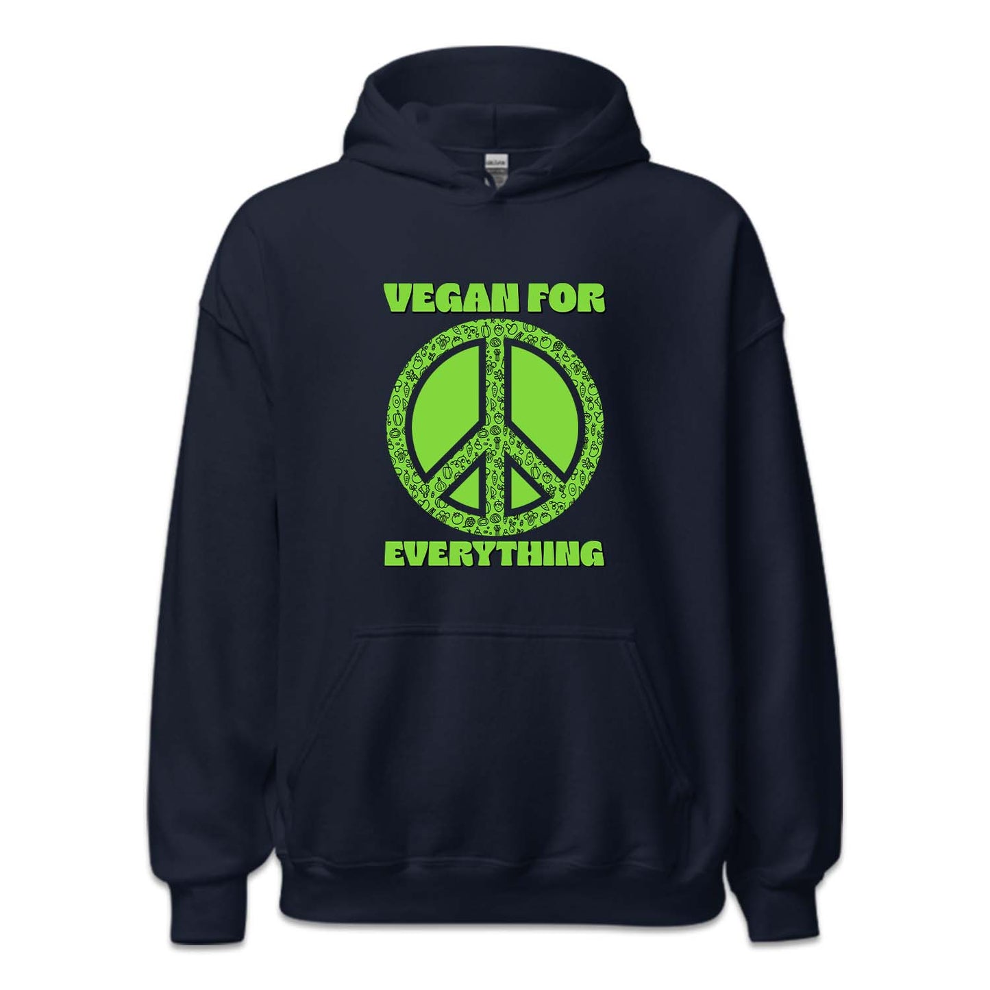 Vegan For Everything Peace Sign Eco-Friendly Veganism Awareness | PRODUCT CODE: VNGFREVTHN