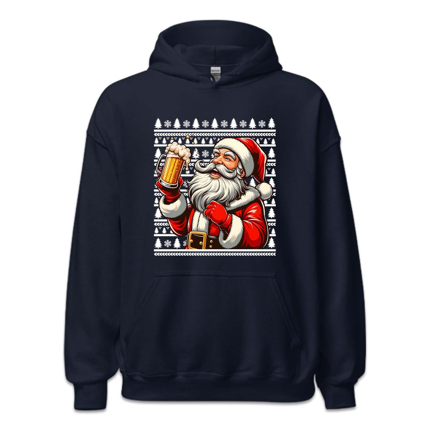 Santa Claus Holding Beer Christmas Drunk Santa Xmas Party | PRODUCT CODE: SNTCHLDBRE