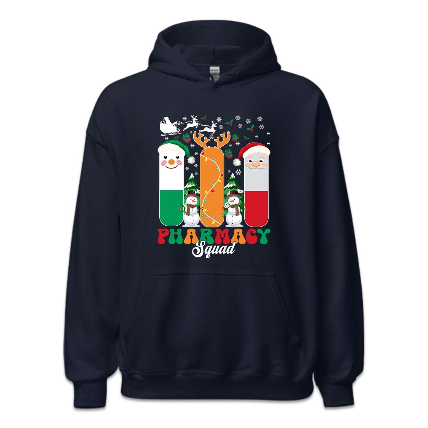 Pharmacy Pills Squad Christmas Pharmacist Xmas | PRODUCT CODE: PHRSQDUCHRM