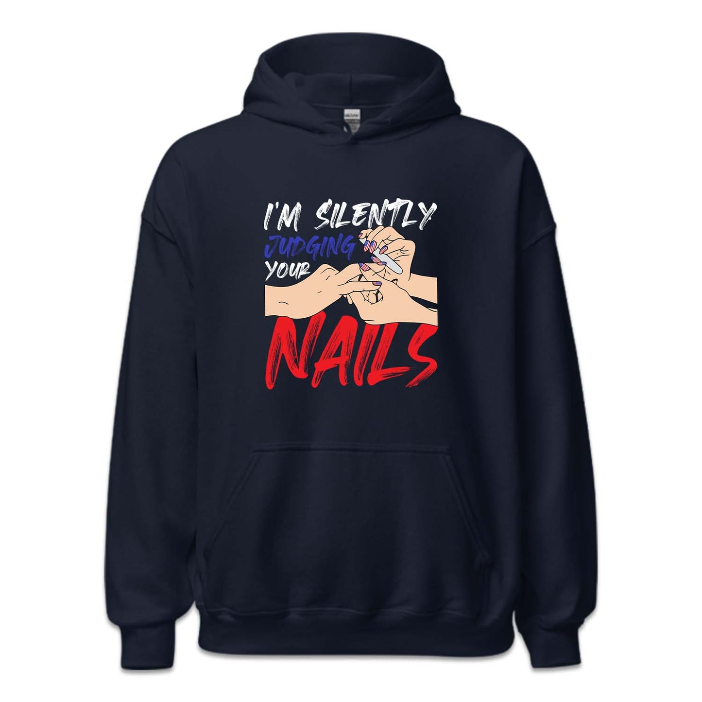 I'm Silently Judging Your Nails 4th of July Nails | PRODUCT CODE: MSLNTYRNL