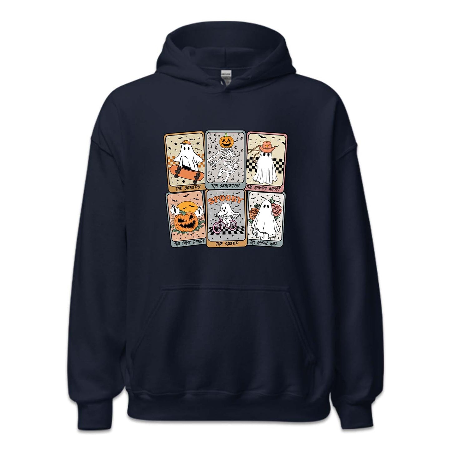 Retro Halloween Ghost Tarot Cards Spooky Ghostly Season | PRODUCT CODE: HLWGSOTHR