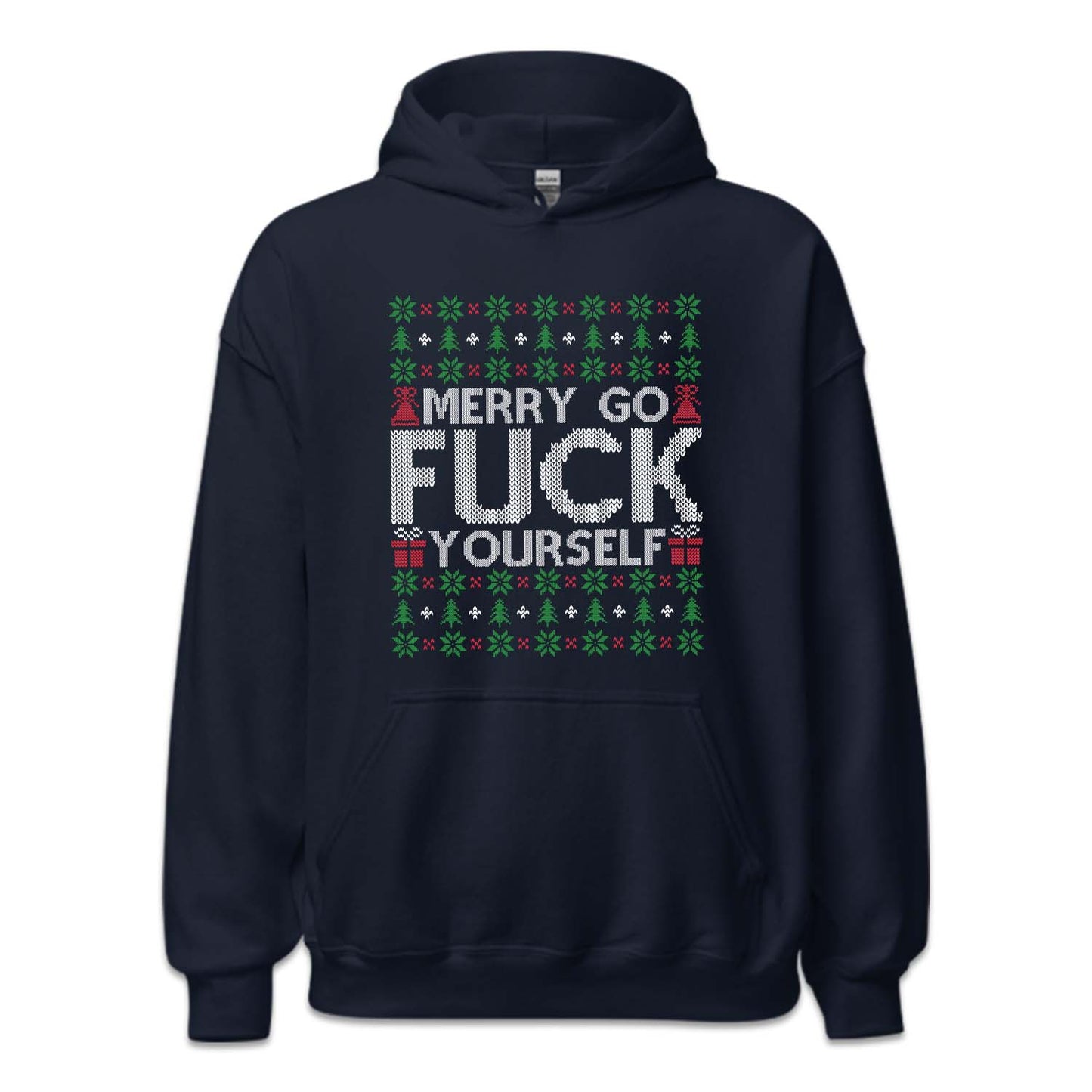 Merry Go Fuck Yourself Ugly Christmas Offensive Xmas Gag | PRODUCT CODE: MYREGFCKYS