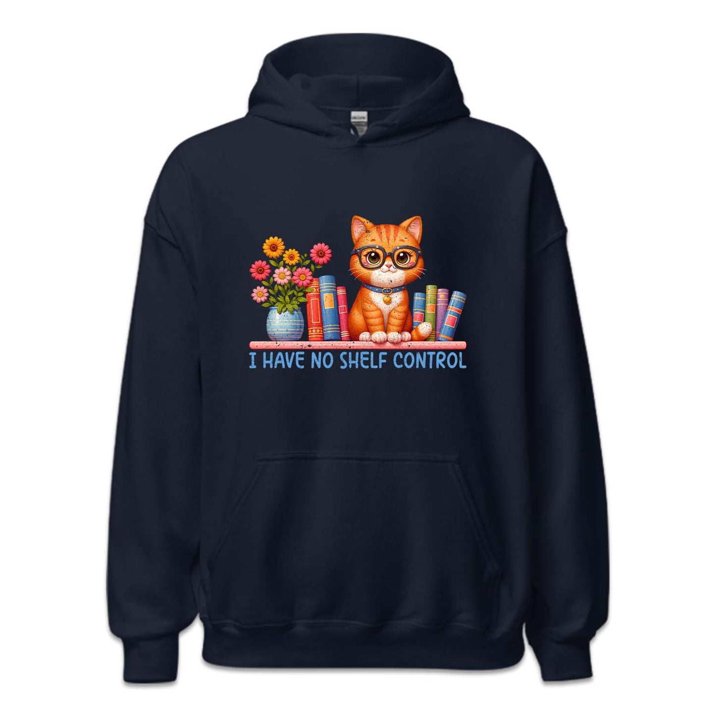 I Have No Shelf Control Cat and Books | PRODUCT CODE: HVNSHLFCN