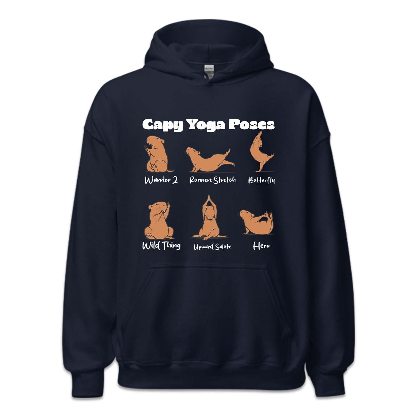 Cute Capybara Yoga Poses | PRODUCT CODE: YGCPYSOBR