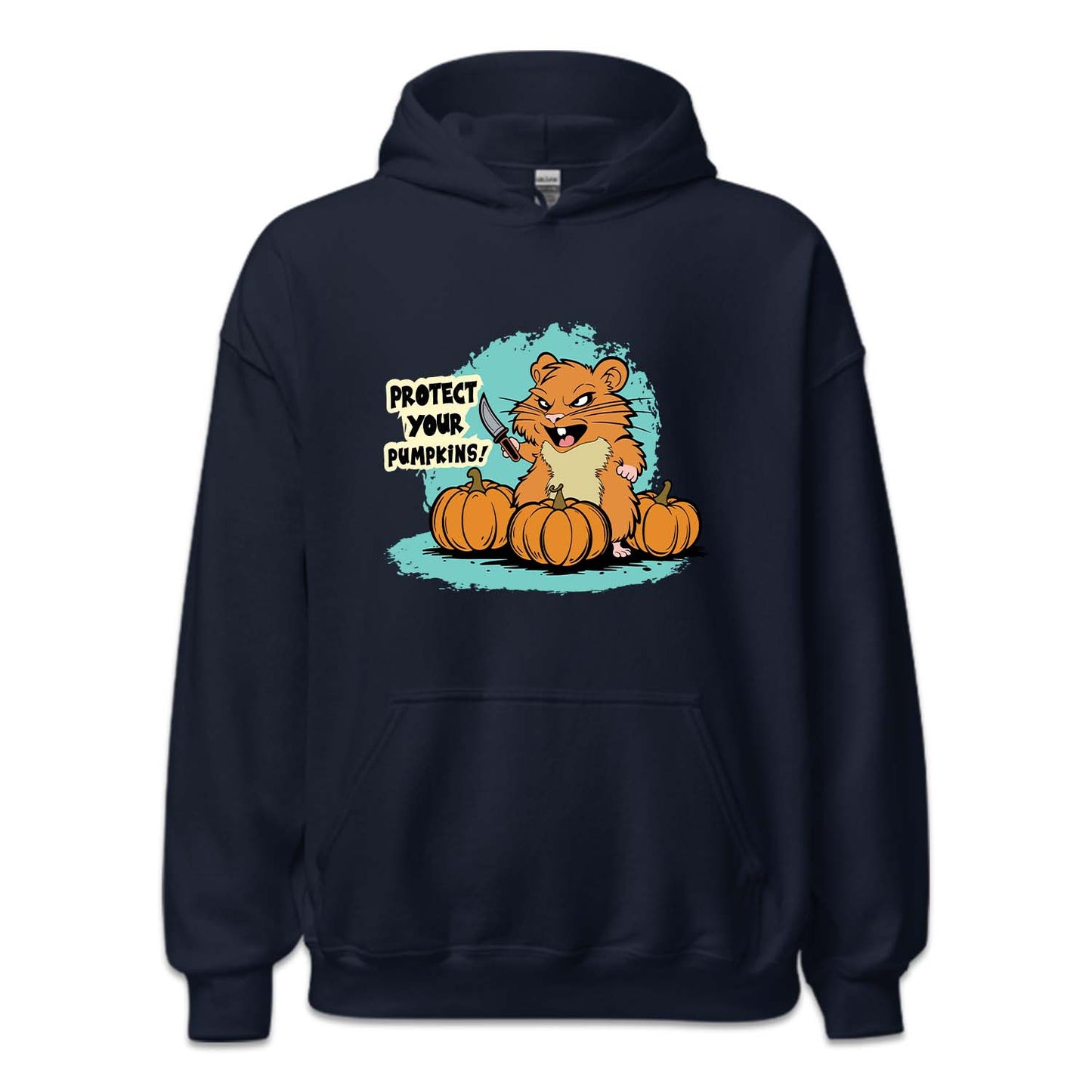 Protect Your Pumpkins Halloween Cute Hamster | PRODUCT CODE: PRTYUMHTS