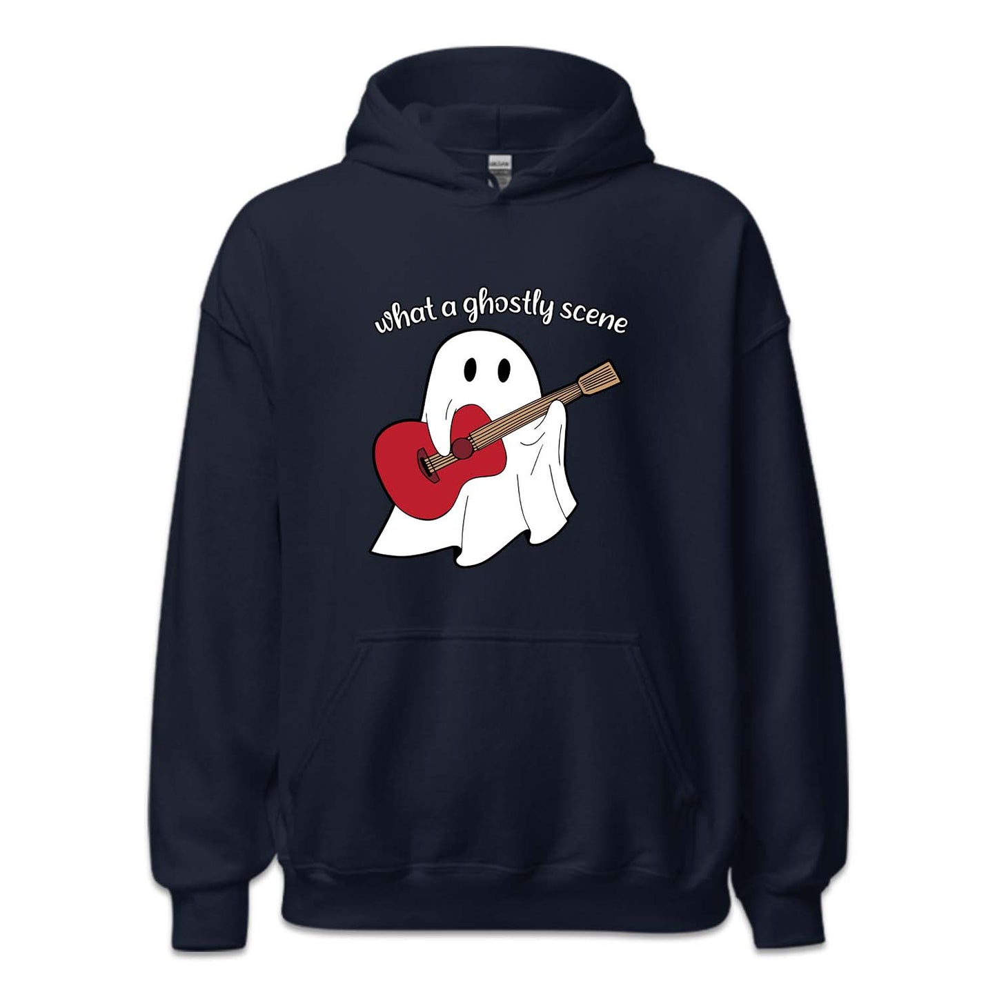 What A Ghostly Scene Ghost Playing Guitar Swiftie Halloween | PRODUCT CODE: WHGSLYTCH