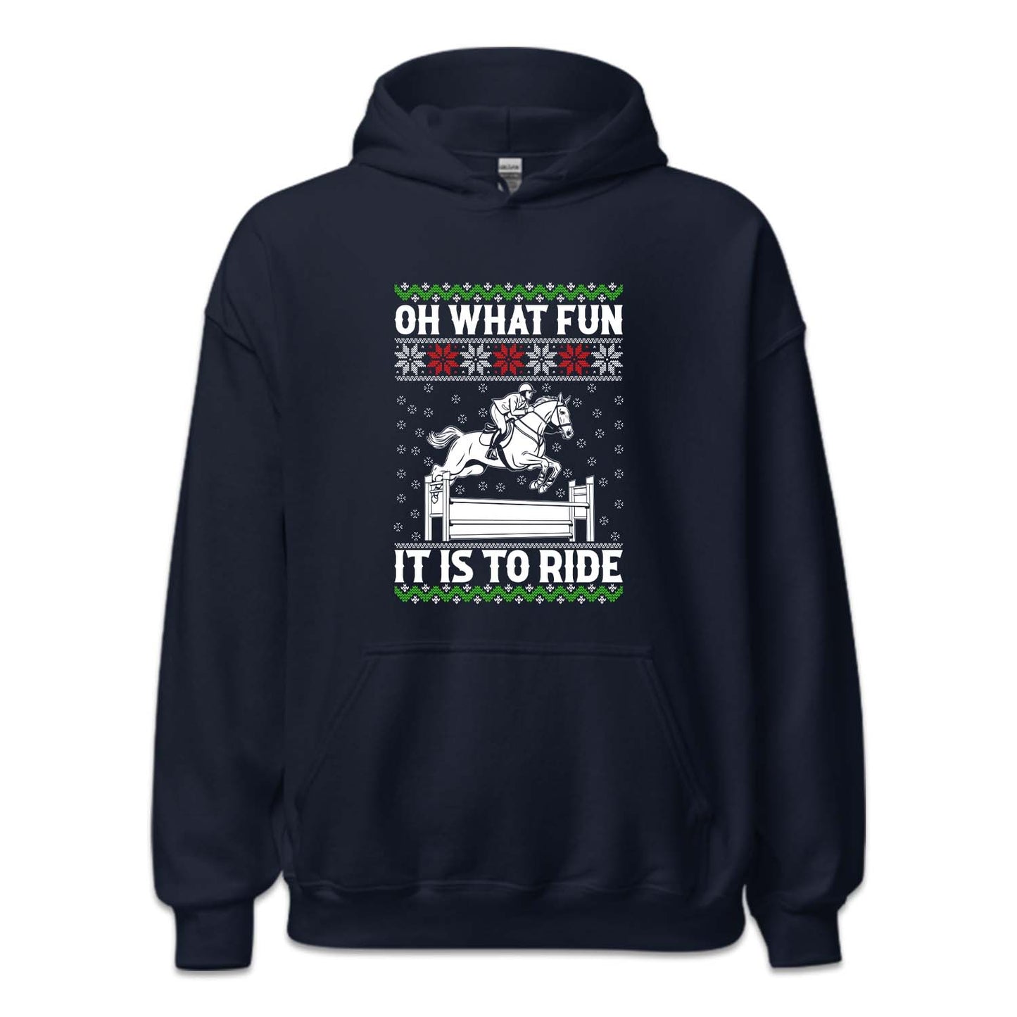 Horse Christmas Oh What Fun It Is To Ride Xmas Equestrian | PRODUCT CODE: HRDNGCRMSTA