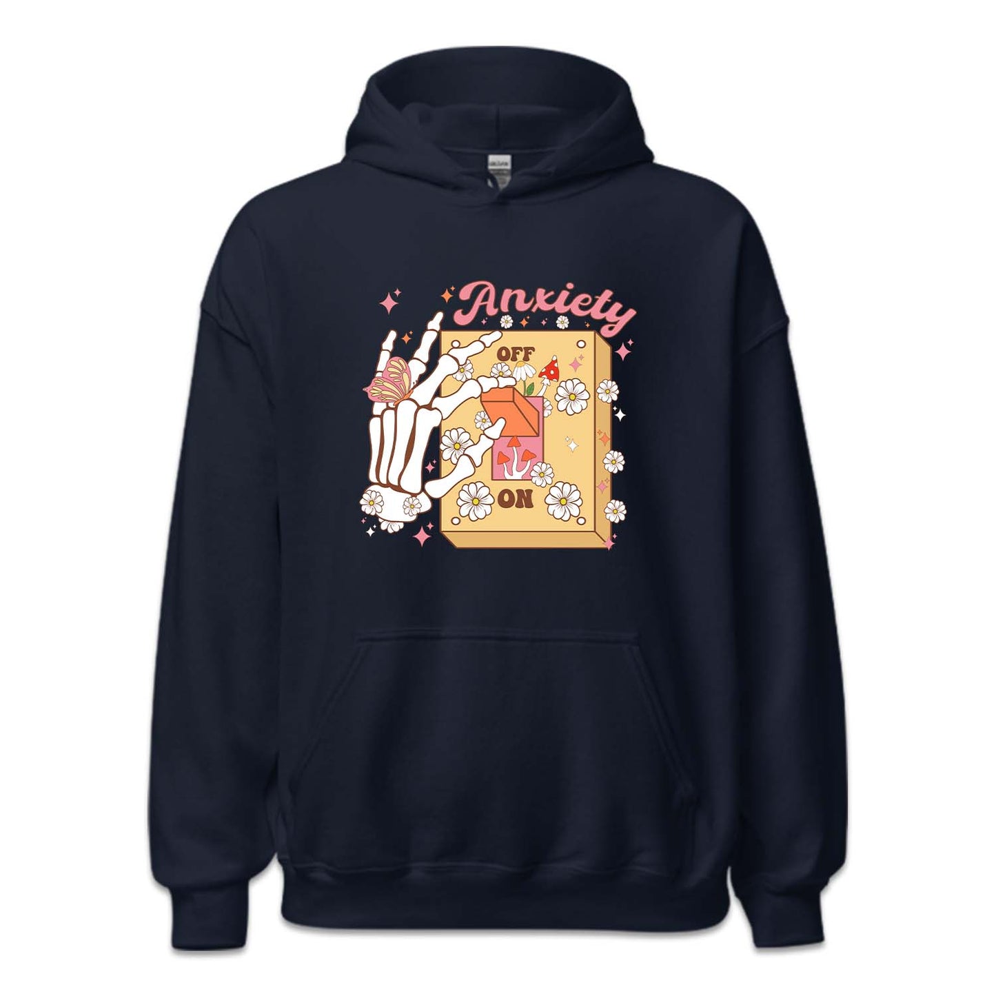 Anxiety On Off Switch Skeleton Hand | PRODUCT CODE: ANXOSKLMH