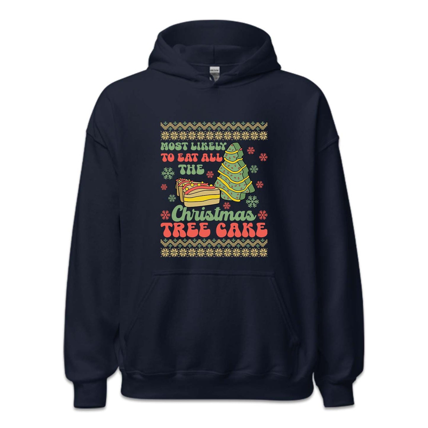 Most Likely To Eat All The Christmas Tree Cake Xmas Dessert | PRODUCT CODE: MSTLKYECHRM