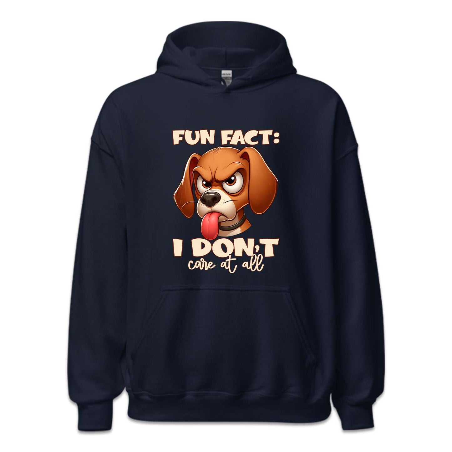 Fun Fact I Don't Care At All Angry Cartoon Dog | PRODUCT CODE: ANGCRTDPSC