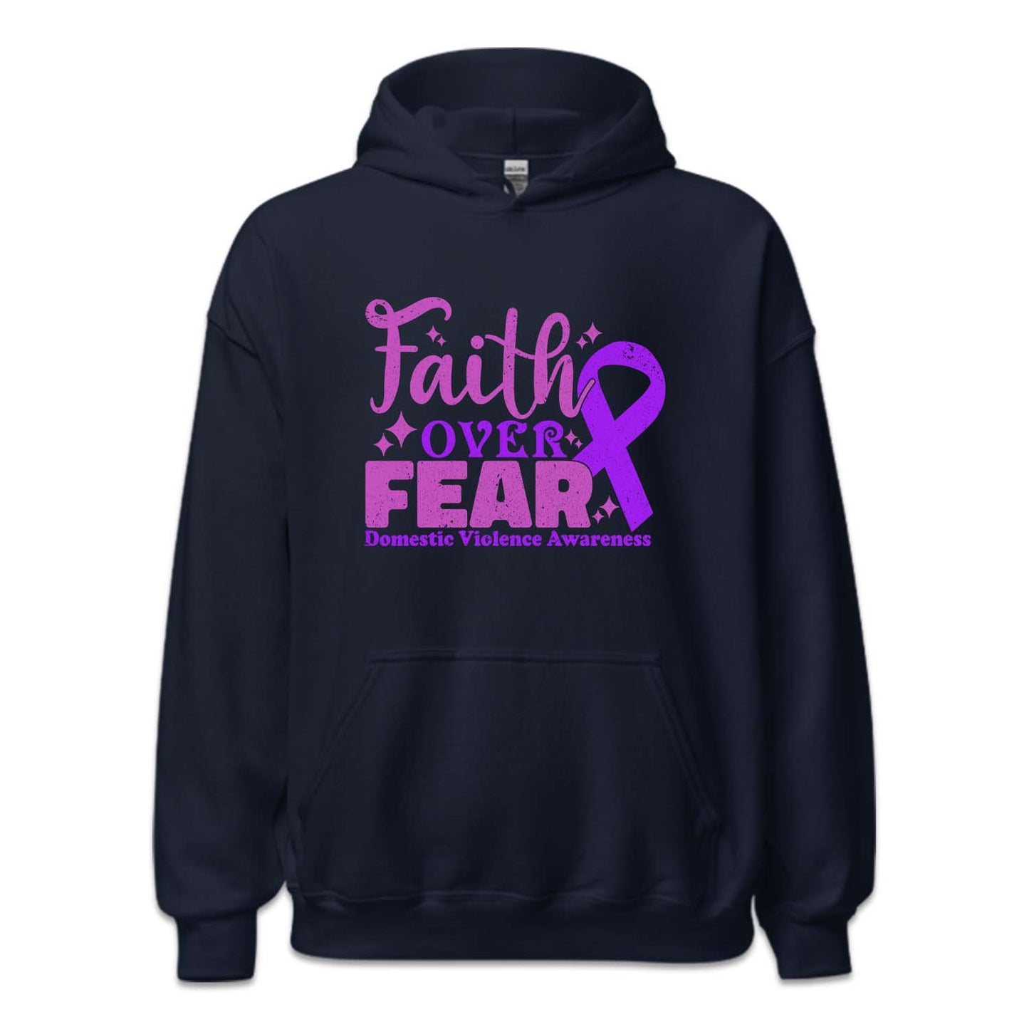 Domestic Violence Awareness DV Warrior Purple Ribbon | PRODUCT CODE: PRLRBNIODM