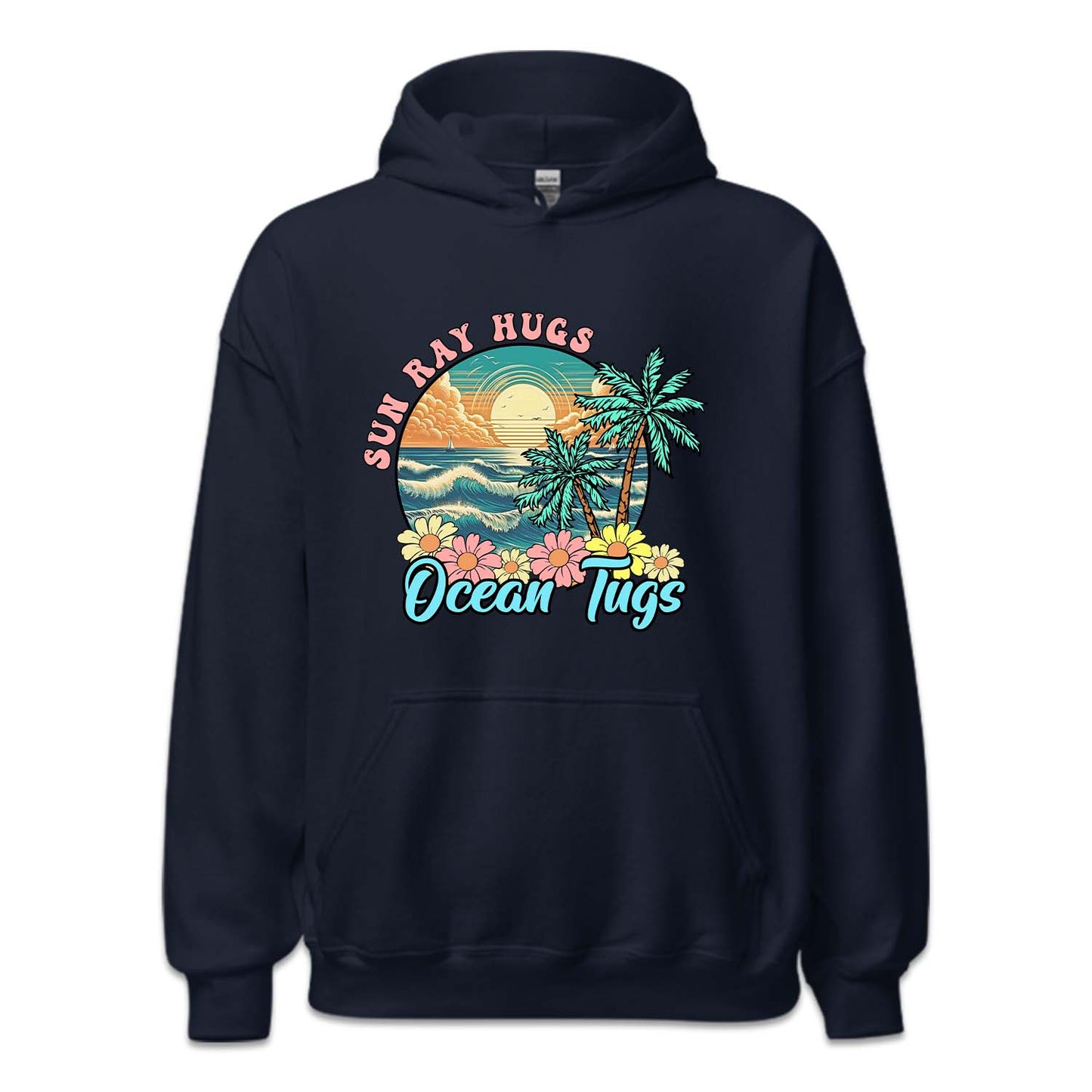Retro Summer Sun Ray Hugs Ocean Tugs | PRODUCT CODE: SNRYHGOC