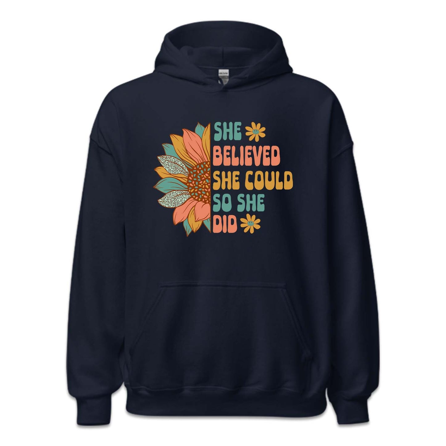 She Believed She Could So She Did Inspirational Quote | PRODUCT CODE: SNFLWRHEBL