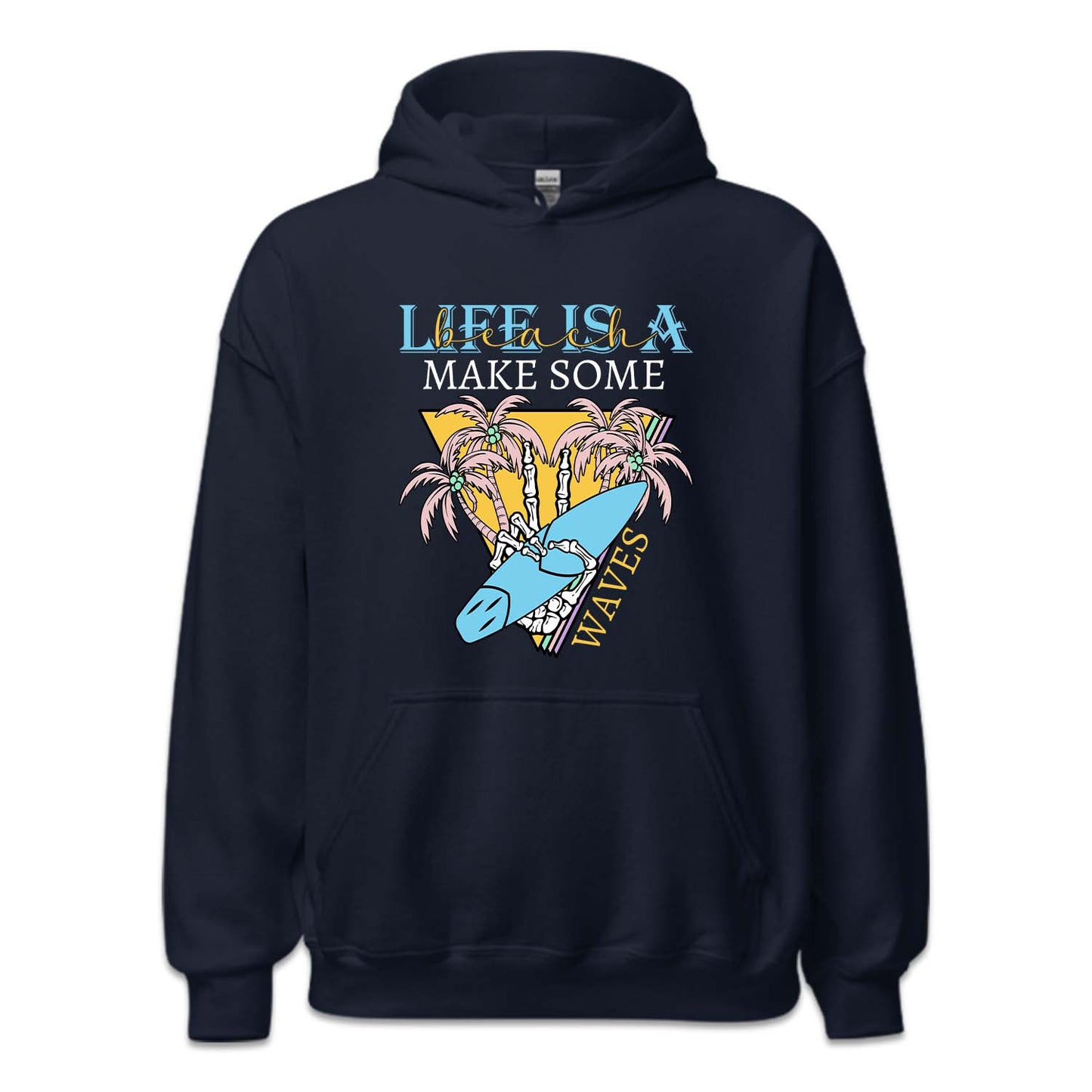 Life is a Beach Make Some Waves Surfing Skeleton | PRODUCT CODE: LFSABCHMK