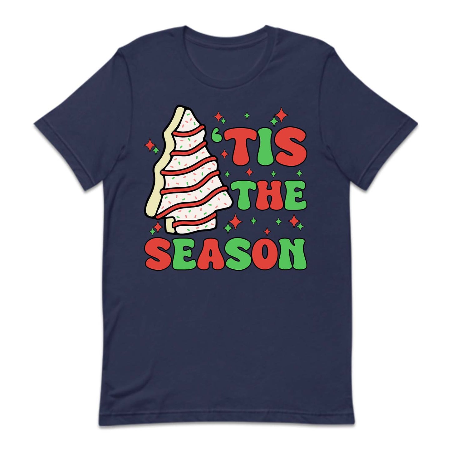 Tis The Season Christmas Tree Cake Holiday Dessert Xmas | PRODUCT CODE: TSEANOCCRMA