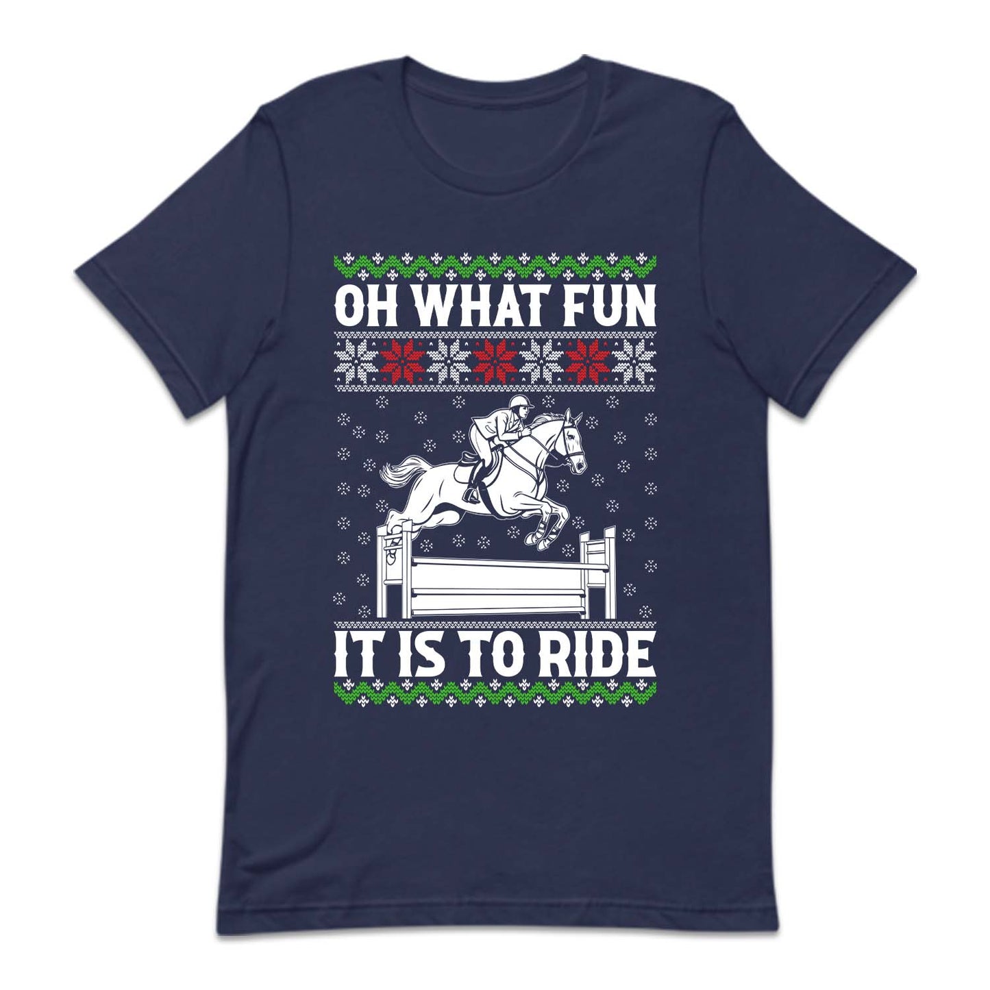 Horse Christmas Oh What Fun It Is To Ride Xmas Equestrian | PRODUCT CODE: HRDNGCRMSTA
