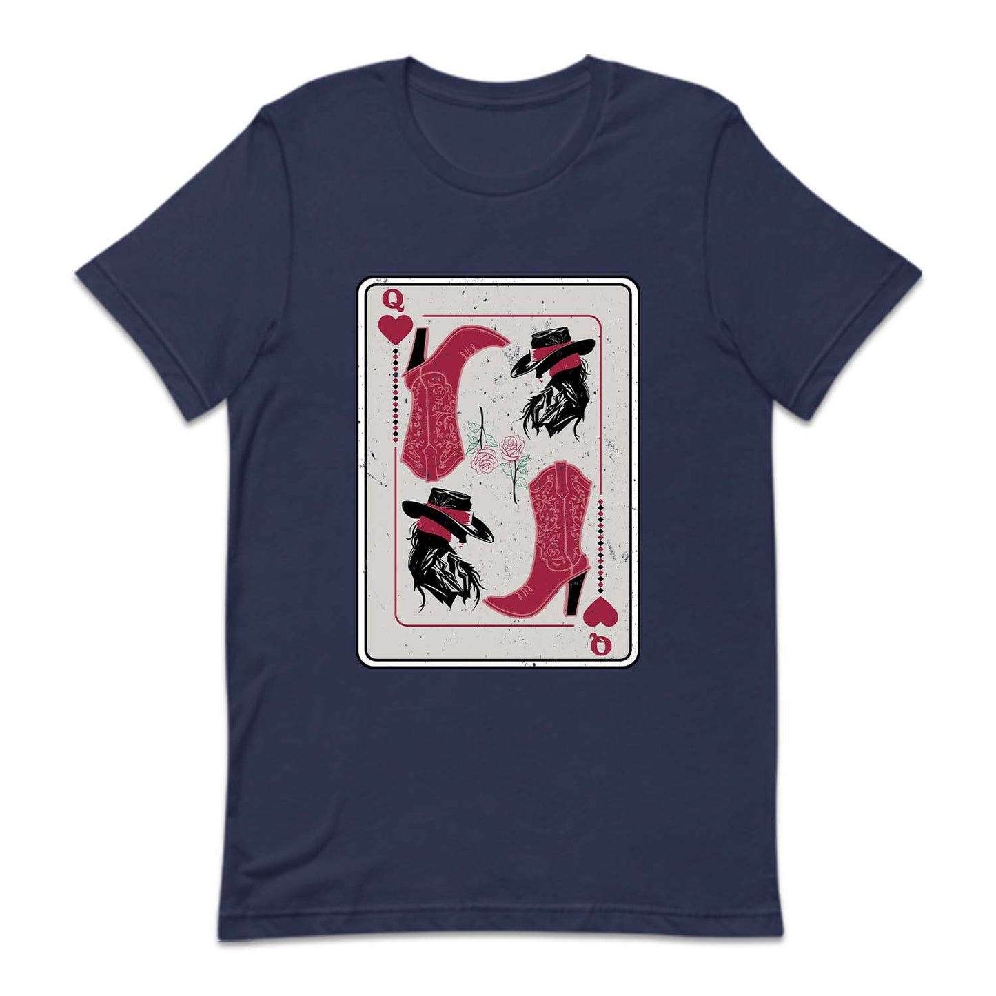 Western Cowgirl Queen of Hearts Poker Card | PRODUCT CODE: CWGQUNEHR