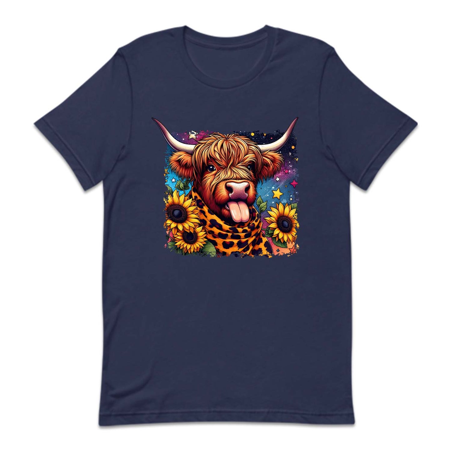 Highland Cow with Sunflowers Farm Animal | PRODUCT CODE: HGLNDACWOS