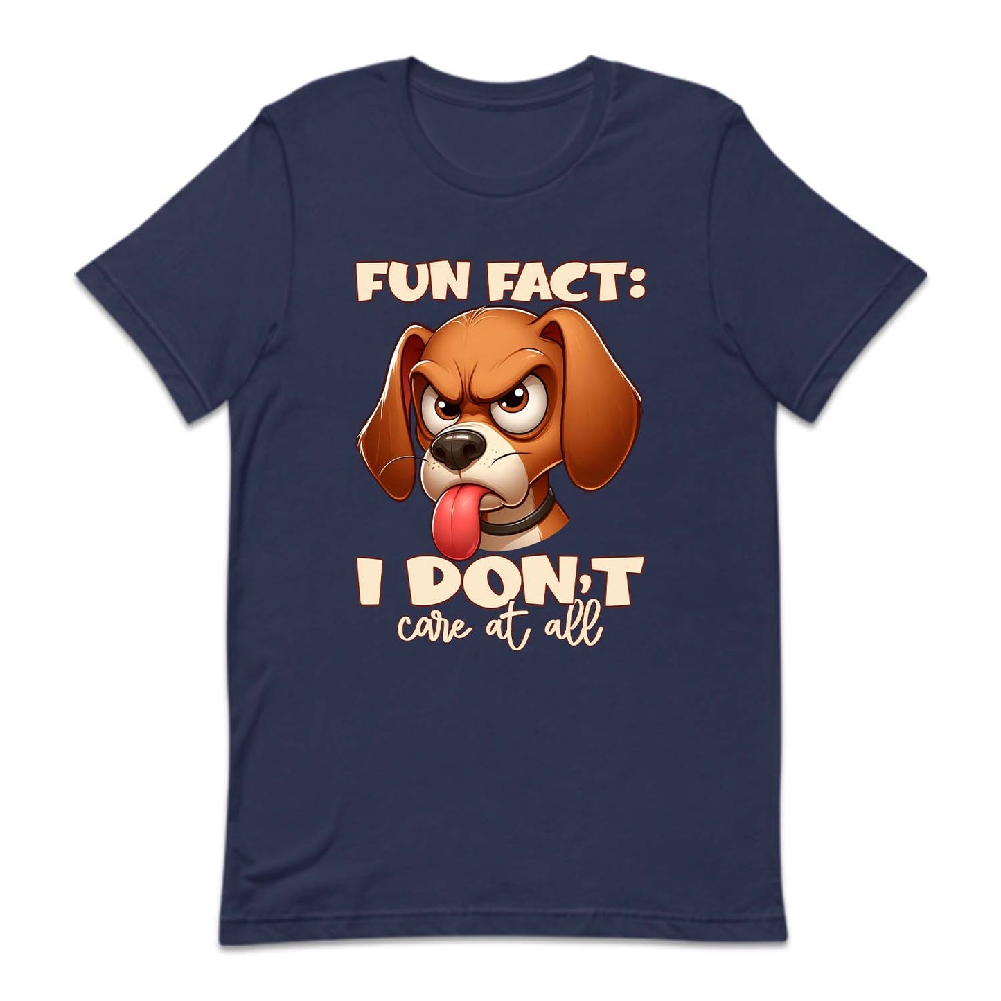 Fun Fact I Don't Care At All Angry Cartoon Dog | PRODUCT CODE: ANGCRTDPSC