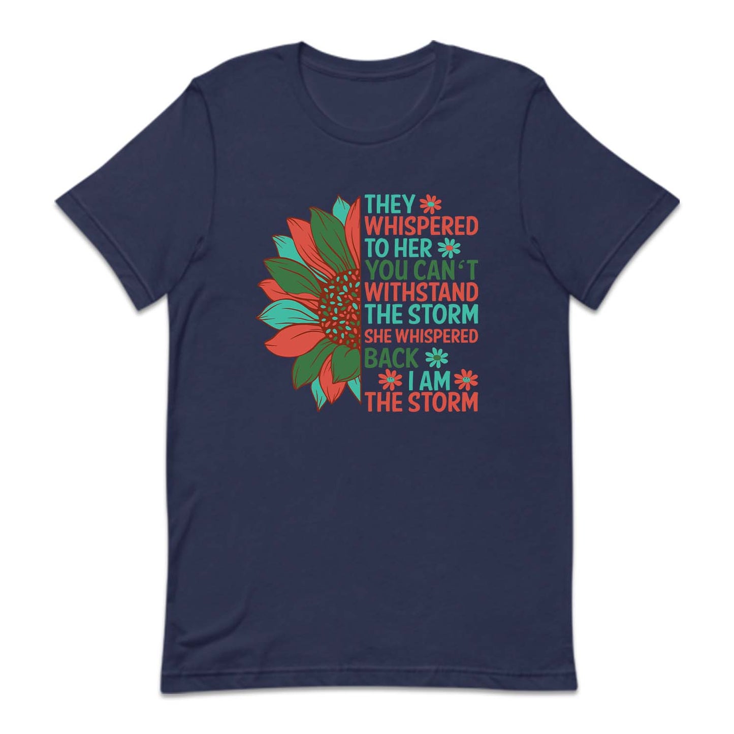 Strong Woman Empowerment Sunflower Positive Quote | PRODUCT CODE: STRNGWMPRF