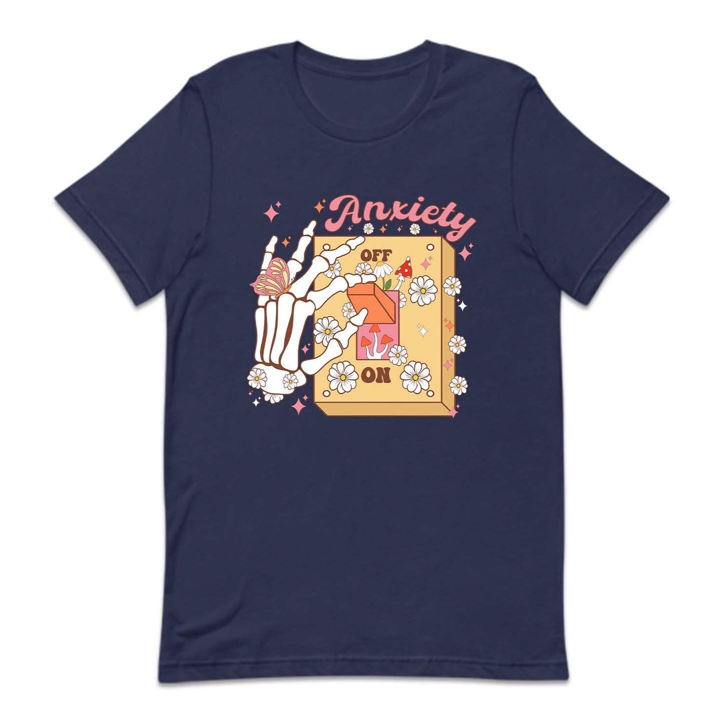Anxiety On Off Switch Skeleton Hand | PRODUCT CODE: ANXOSKLMH