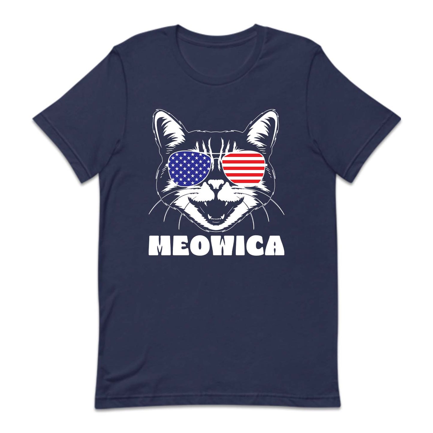 Meowica Patriotic Cat 4th of July | PRODUCT CODE: MWCPOTRCA