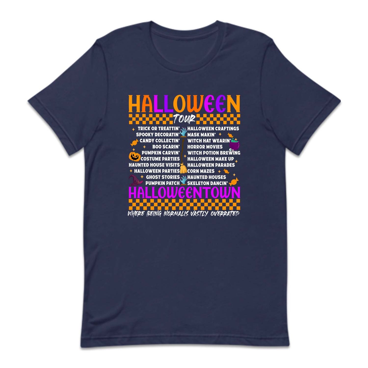 Halloween Tour Fall Vibes Spooky Autumn Festive Costume | PRODUCT CODE: HLWTRUOWNF