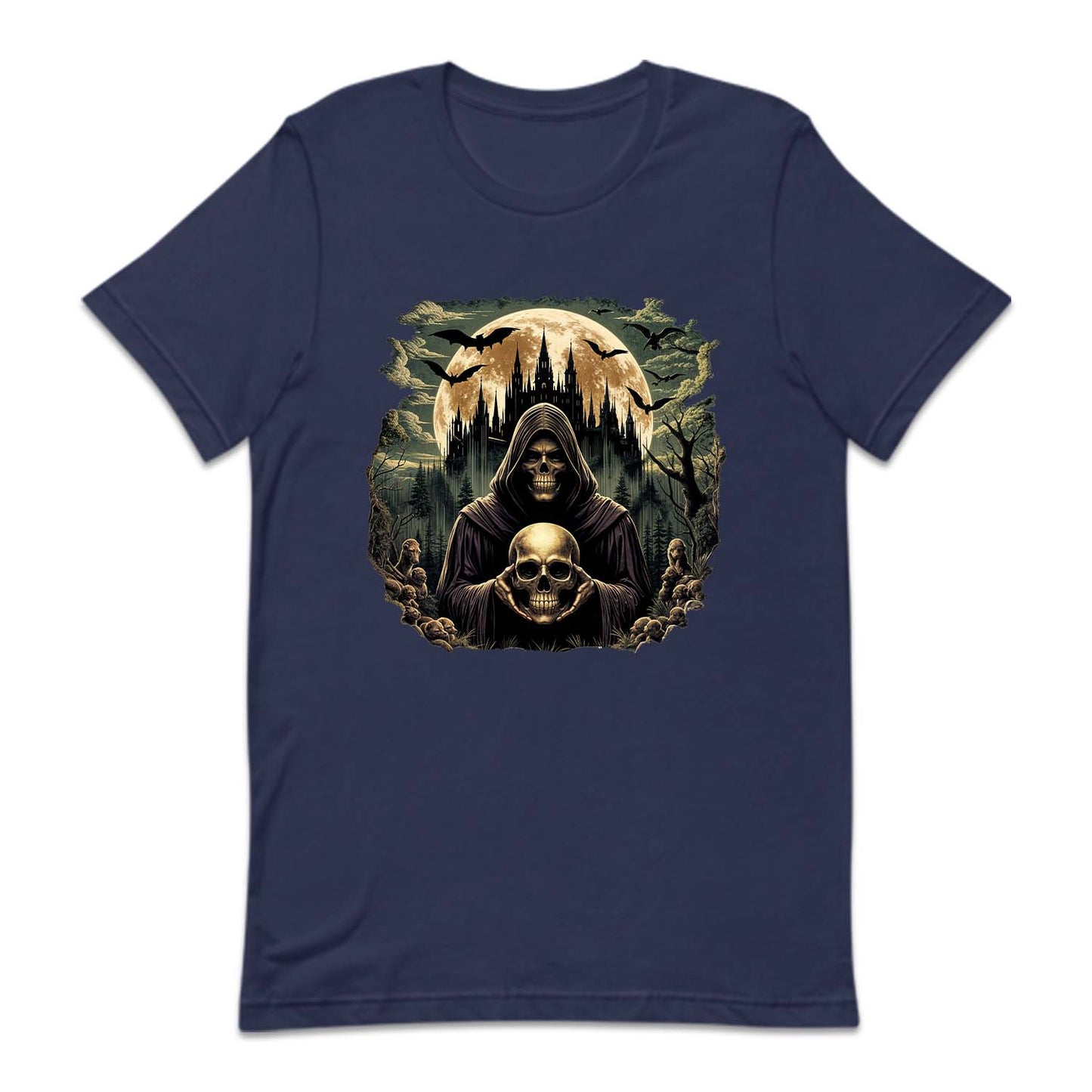 Vintage Skeleton Dark Gothic Castle | PRODUCT CODE: SKLTDKRAV
