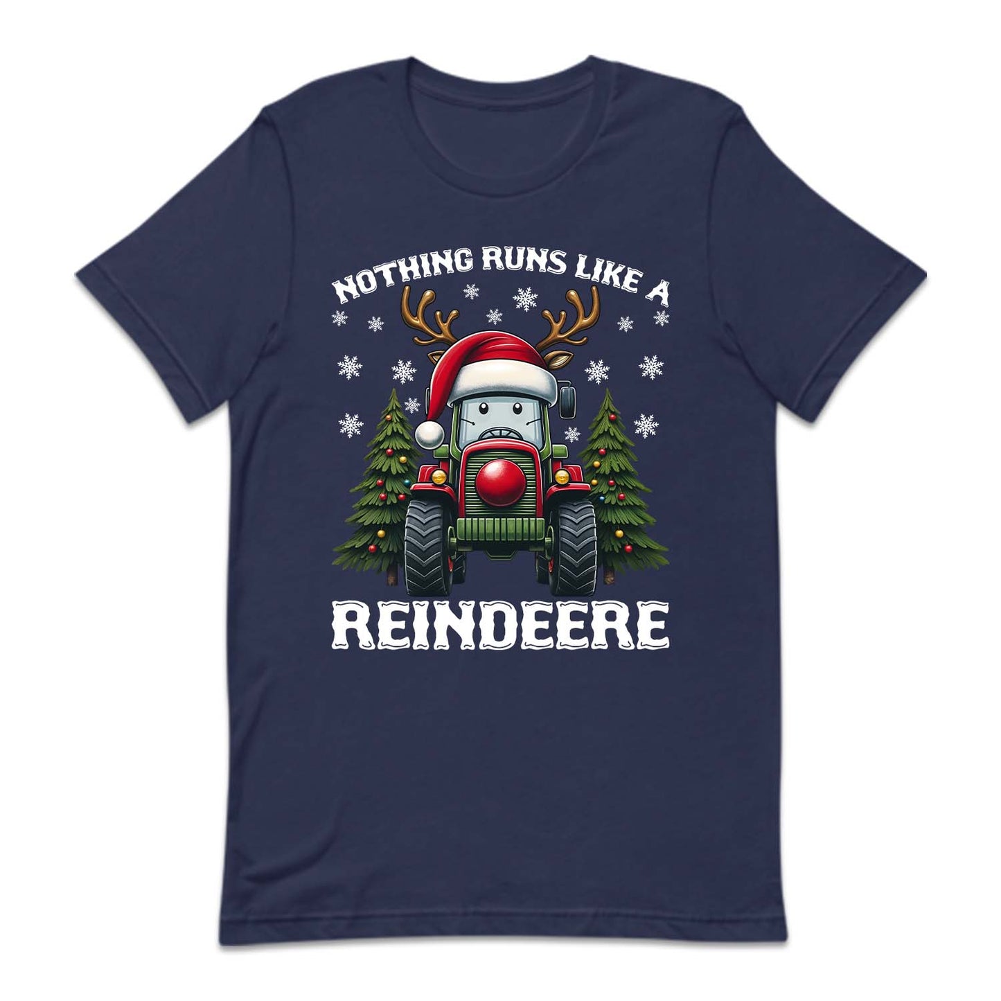 Reindeer Tractor Christmas Nothing Runs Like Reindeer Xmas Farming | PRODUCT CODE: RNDRTRCHMG