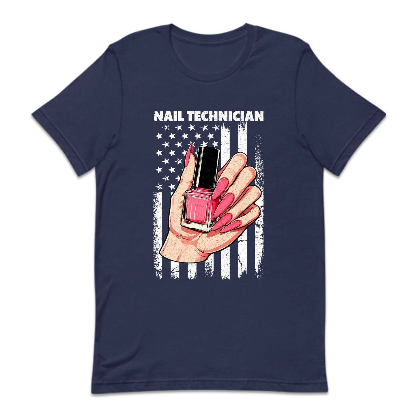 Nail Technician 4th Of July Nail Art American Flag | PRODUCT CODE: NLTCHAMRFL