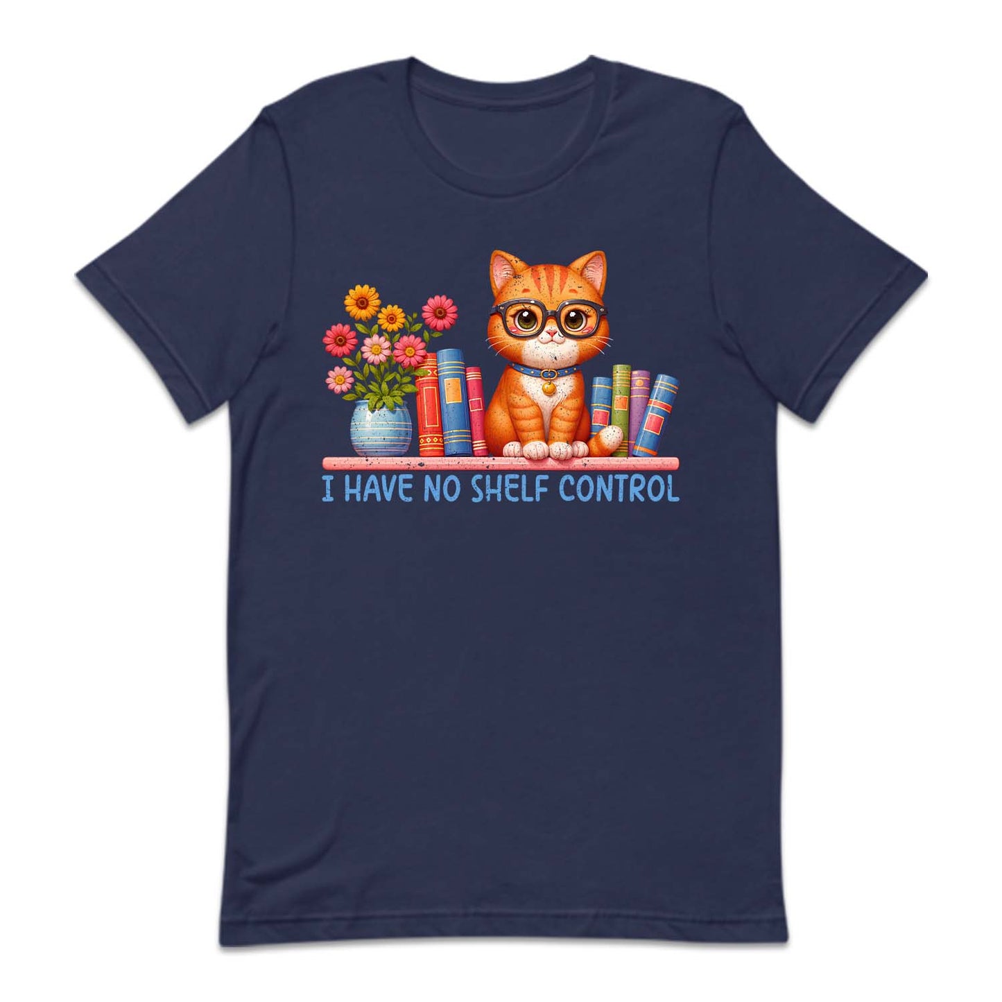 I Have No Shelf Control Cat and Books | PRODUCT CODE: HVNSHLFCN