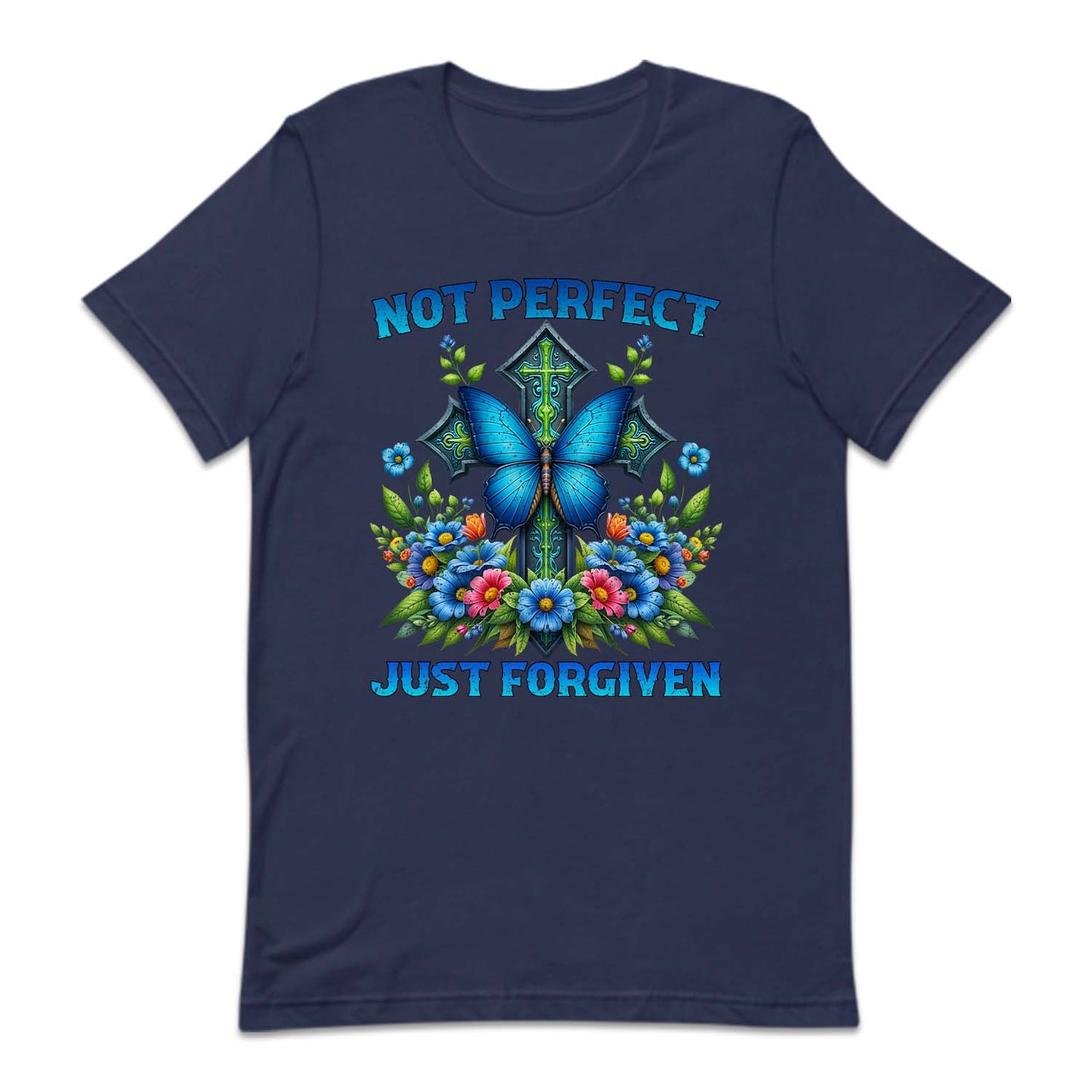 Not Perfect Just Forgiven Christian Cross | PRODUCT CODE: NTPRFJUFRG