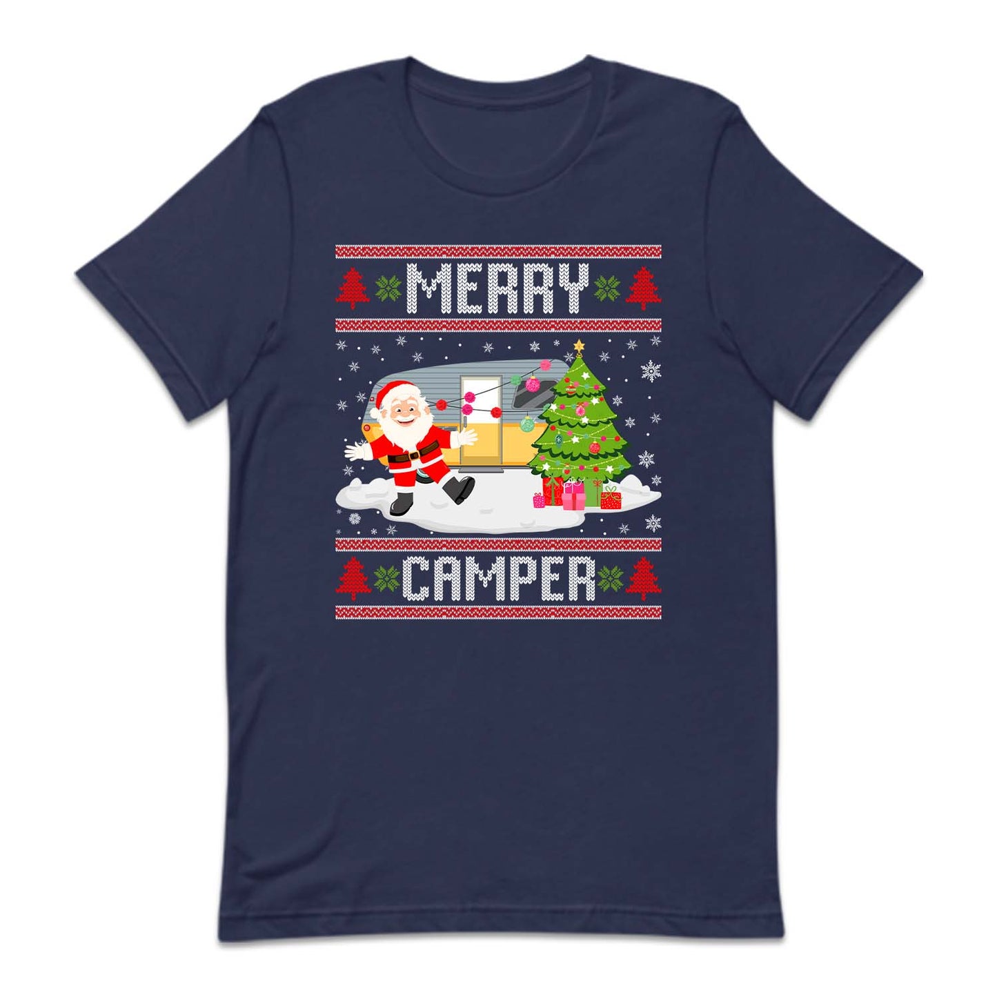 Merry Camper Christmas Holiday RV Santa Camping Xmas | PRODUCT CODE: MYRCHPREMS