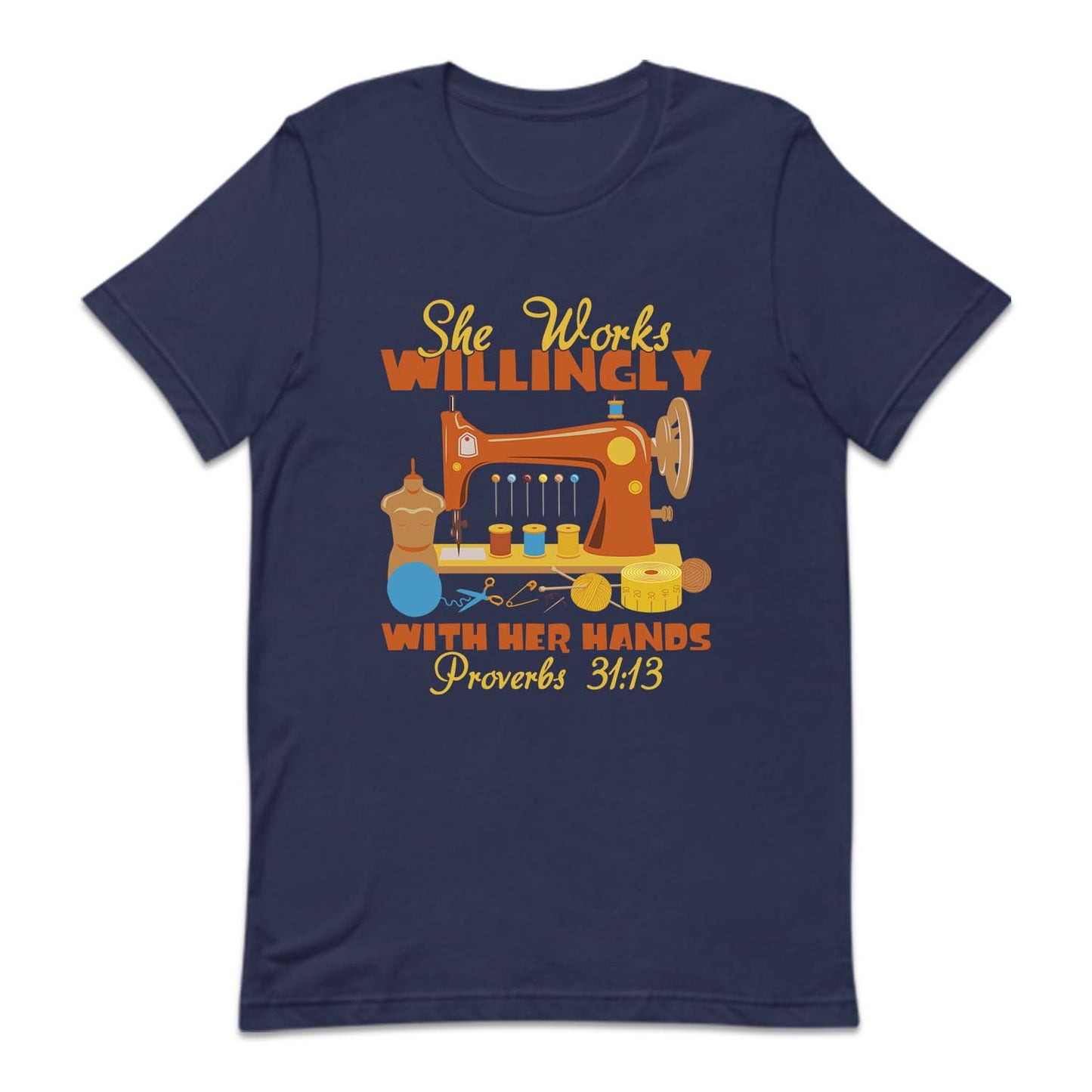 She Works Willingly With Her Hands Sewing Machine | PRODUCT CODE: SWLNGYHRN