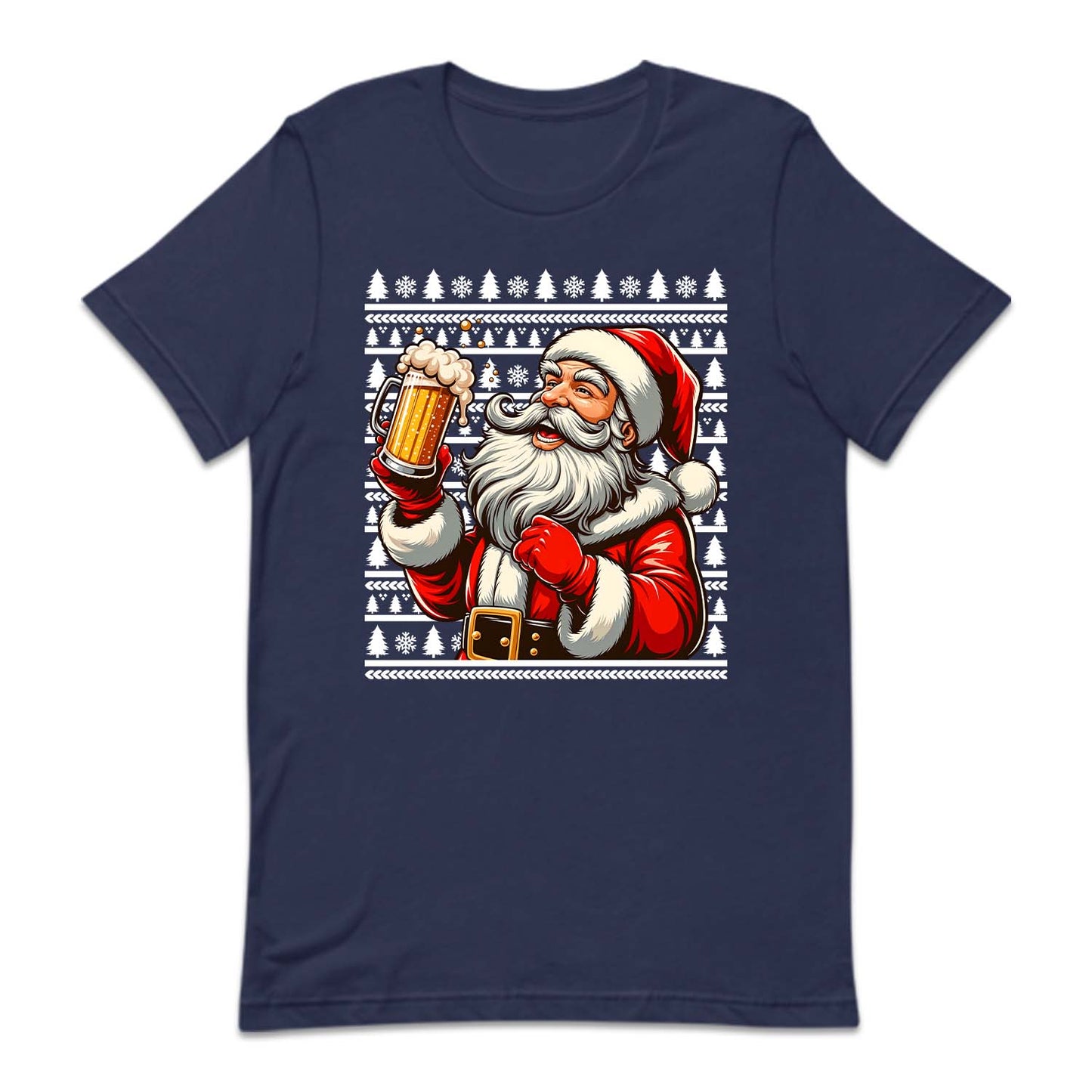 Santa Claus Holding Beer Christmas Drunk Santa Xmas Party | PRODUCT CODE: SNTCHLDBRE