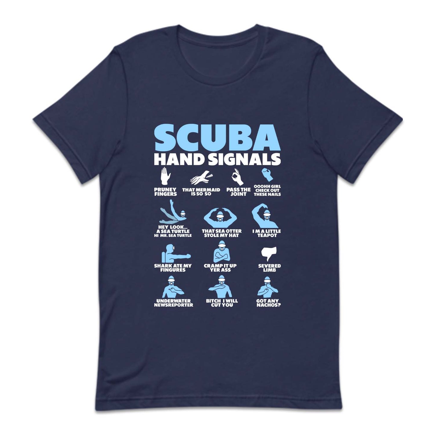 Scuba Hand Signals Ocean Adventure | PRODUCT CODE: SCBAHNDGL
