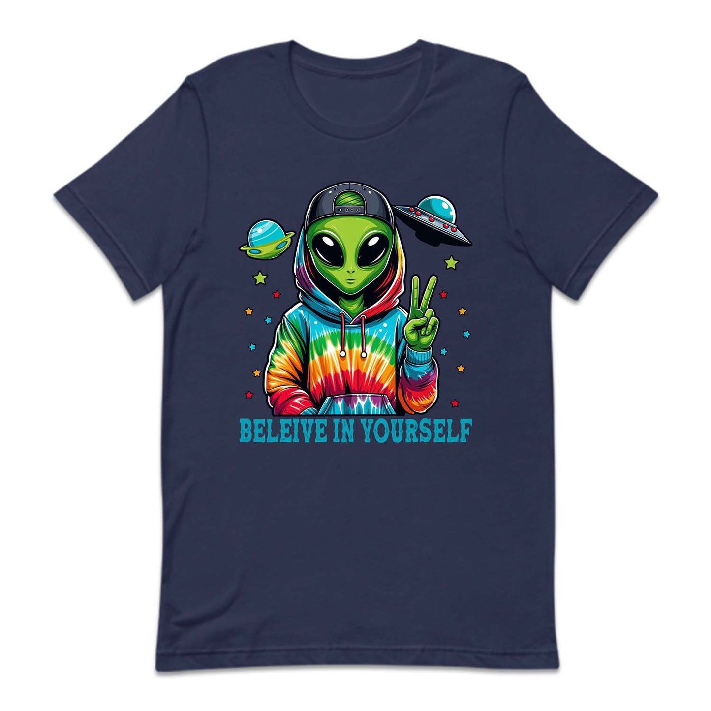 Believe In Yourself Motivational Alien | PRODUCT CODE: ALBEVNYRU